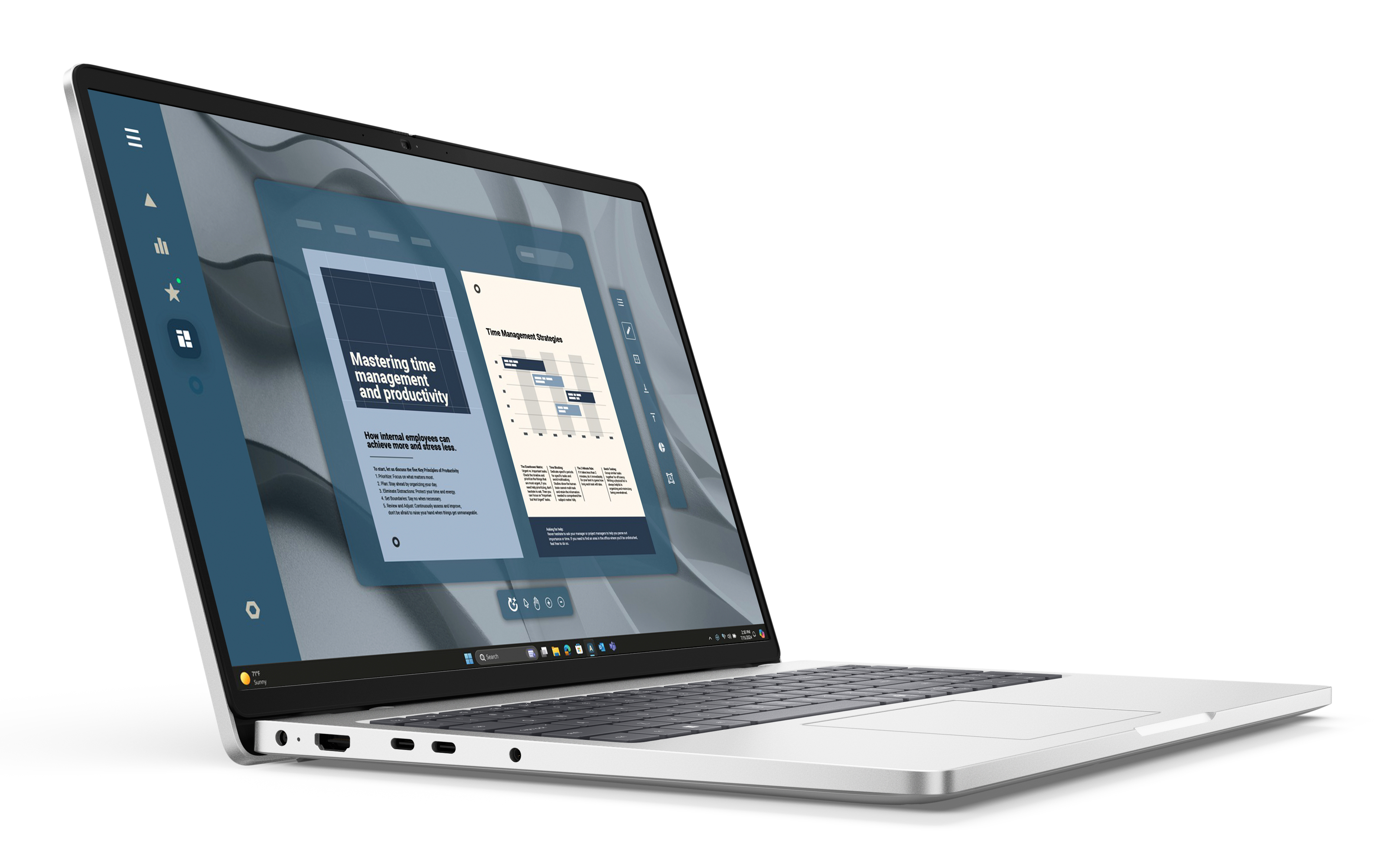 Dell Pro 16 PC16255, 16" WUXGA, Ryzen AI 7 350, 16GB RAM, 512GB SSD, Win11, ohne Netzteil