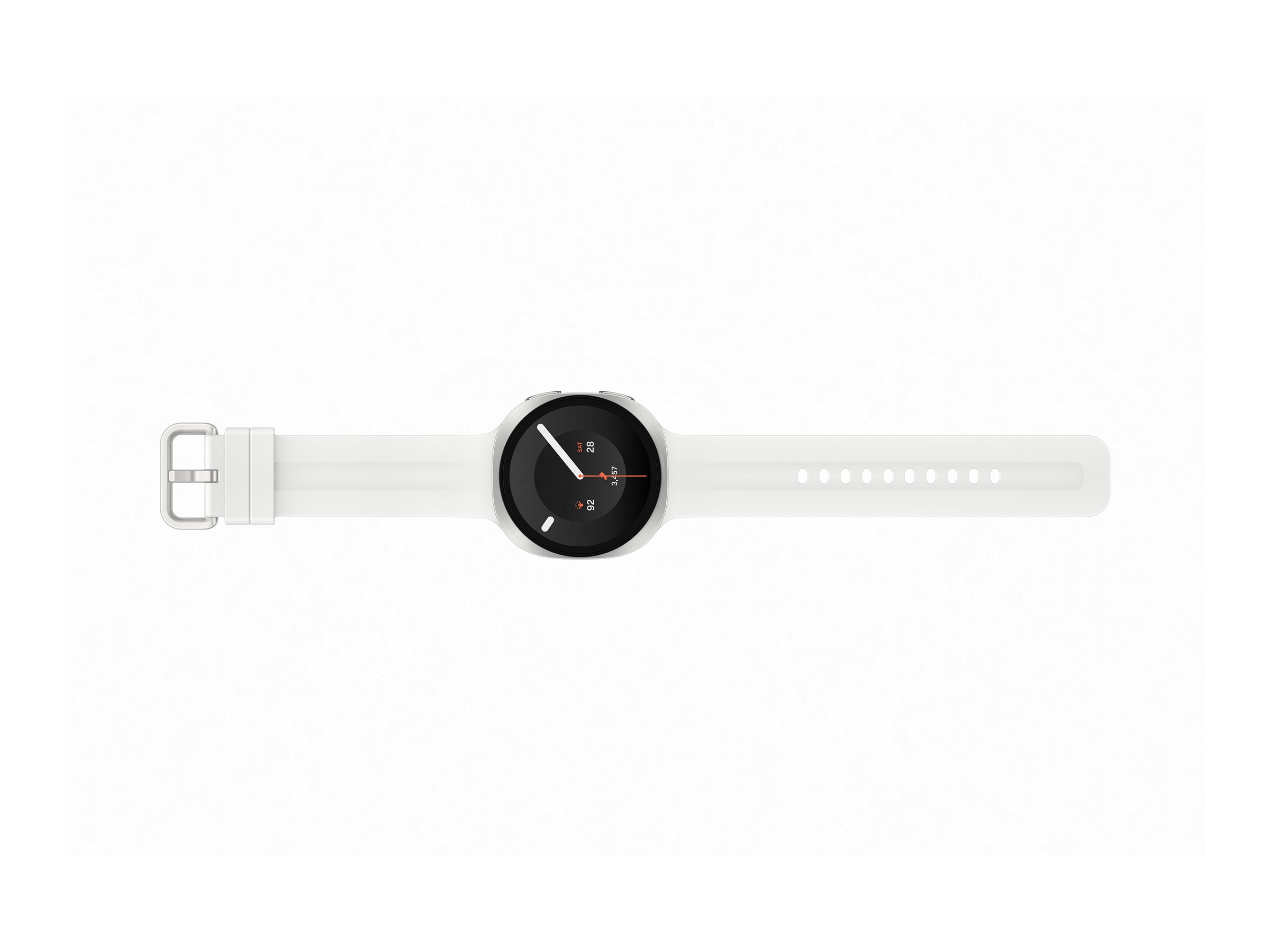 Samsung Galaxy Watch9 - 40 mm - Cream - intelligente Uhr mit Sportband - Cream - Bandgröße: S/M - An