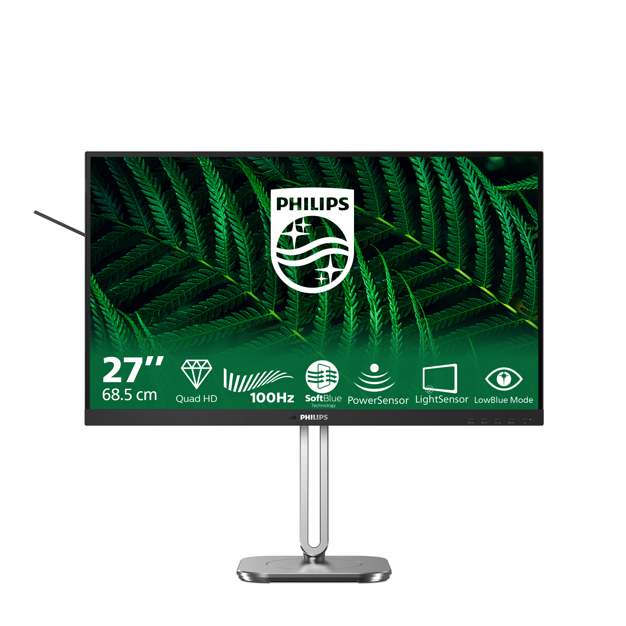 Philips 5000 Series 27B2G5500 Monitor 68.6cm (27") WQHD, IPS, 4ms, HDMI, Displayport, USB