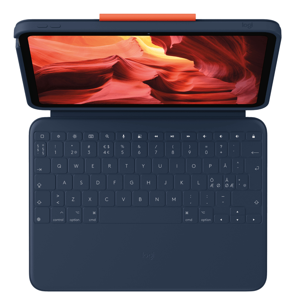 Logitech Rugged Combo 4 - Tastatur und Foliohülle - Apple Smart connector - QWERTY - Pan Nordisch -
