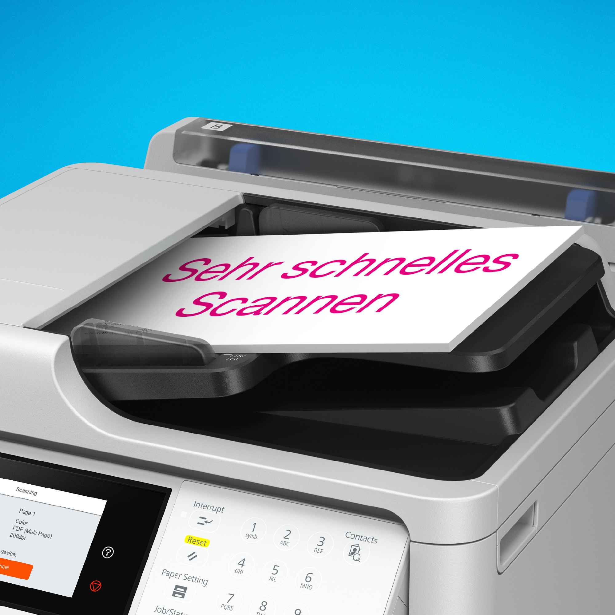 Epson WorkForce Pro WF-C5890DWF PD - Multifunktionsdrucker - Farbe - Tintenstrahl - A4/Legal (Medien