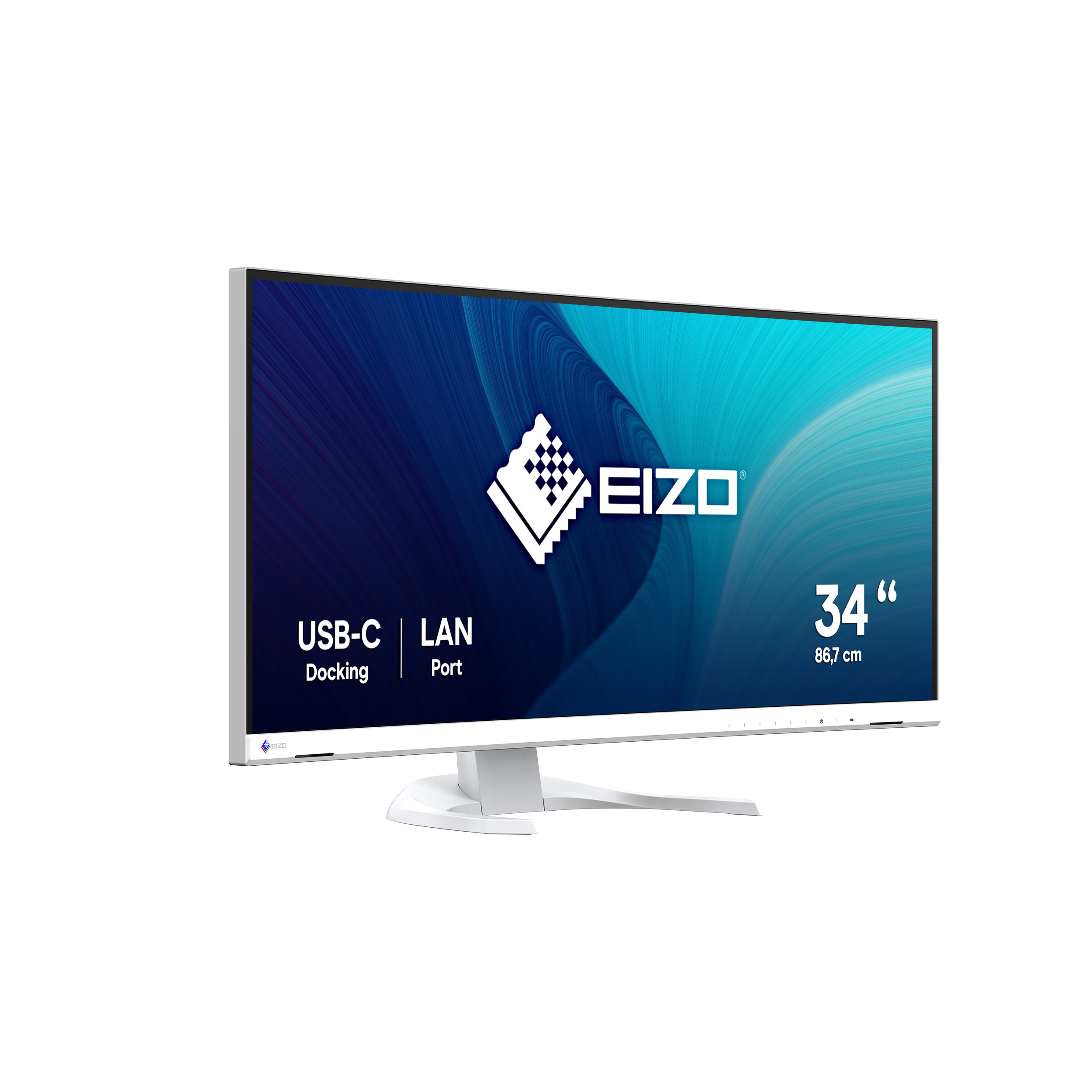 EIZO FlexScan EV3451X-WT - LED-Monitor - gebogen - 86.4 cm (34")