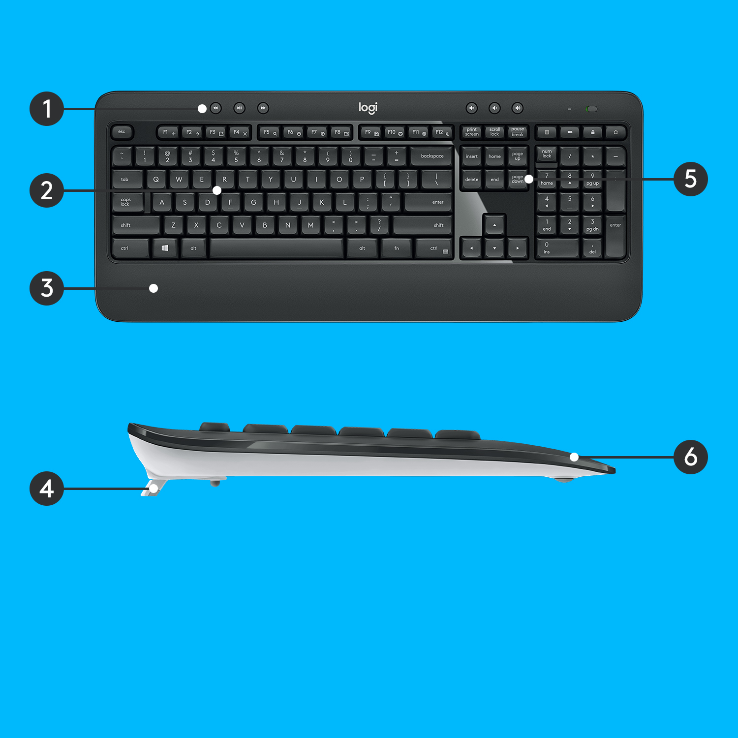 Logitech MK540 Advanced - Tastatur-und-Maus-Set