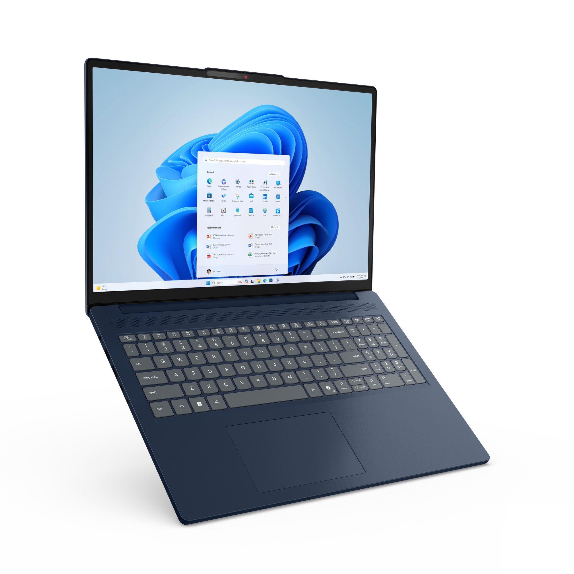 Lenovo IdeaPad Slim 3 16IRH10, Intel® Core? i5, 40,6 cm (16"), 1920 x 1200 Pixel, 16 GB, 1 TB, Blau