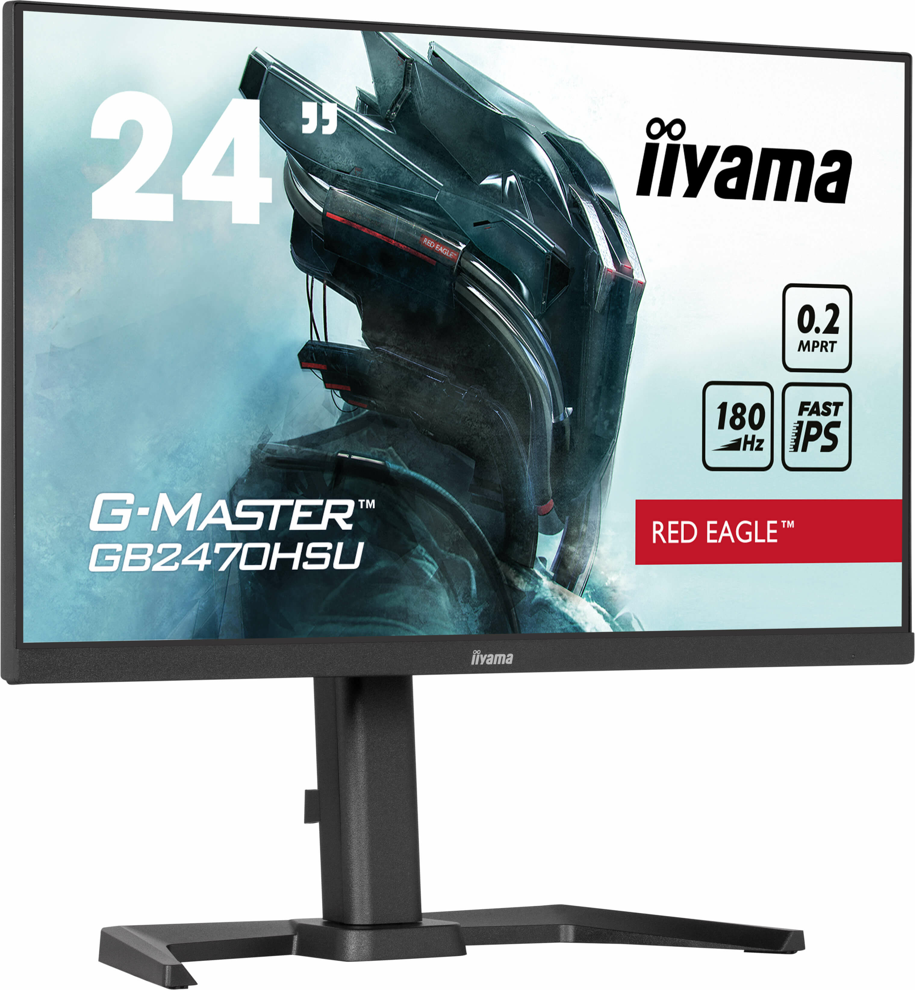 Iiyama G-MASTER Red Eagle GB2470HSU-B6 - LED-Monitor - Gaming - 61 cm (24")
