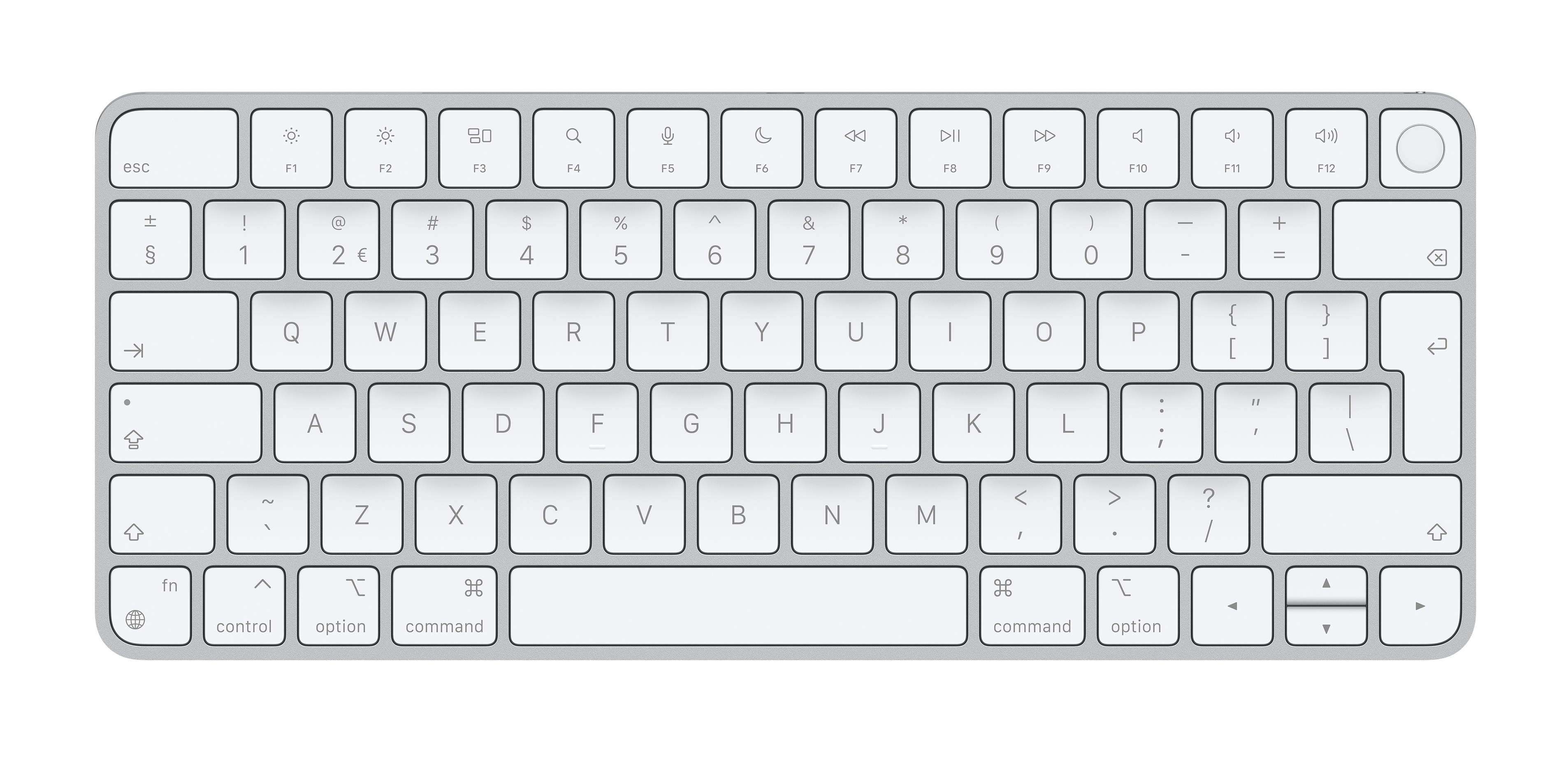 Apple Magic Keyboard, Mini, Kabellos, Bluetooth, Weiß