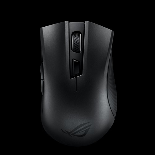 ASUS ROG Strix Carry - Maus - Für Rechtshänder - optisch - kabellos - 2.4 GHz, Bluetooth 5.0 LE - ka