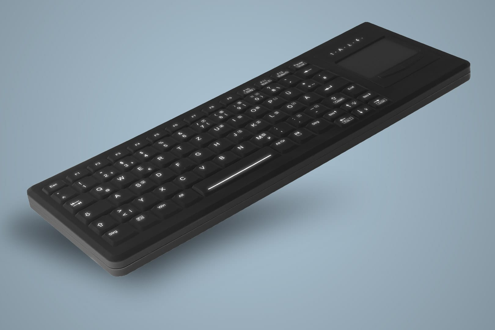 Cherry Hygiene Backlit Compact Touchpad Keyboar - Tastatur