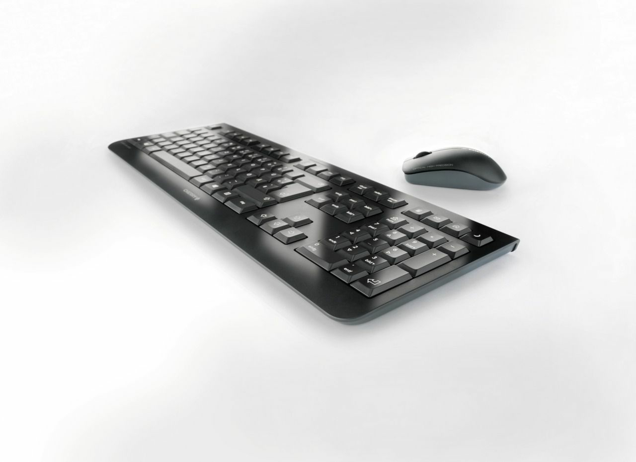 Cherry DW 3000 - Tastatur-und-Maus-Set - kabellos