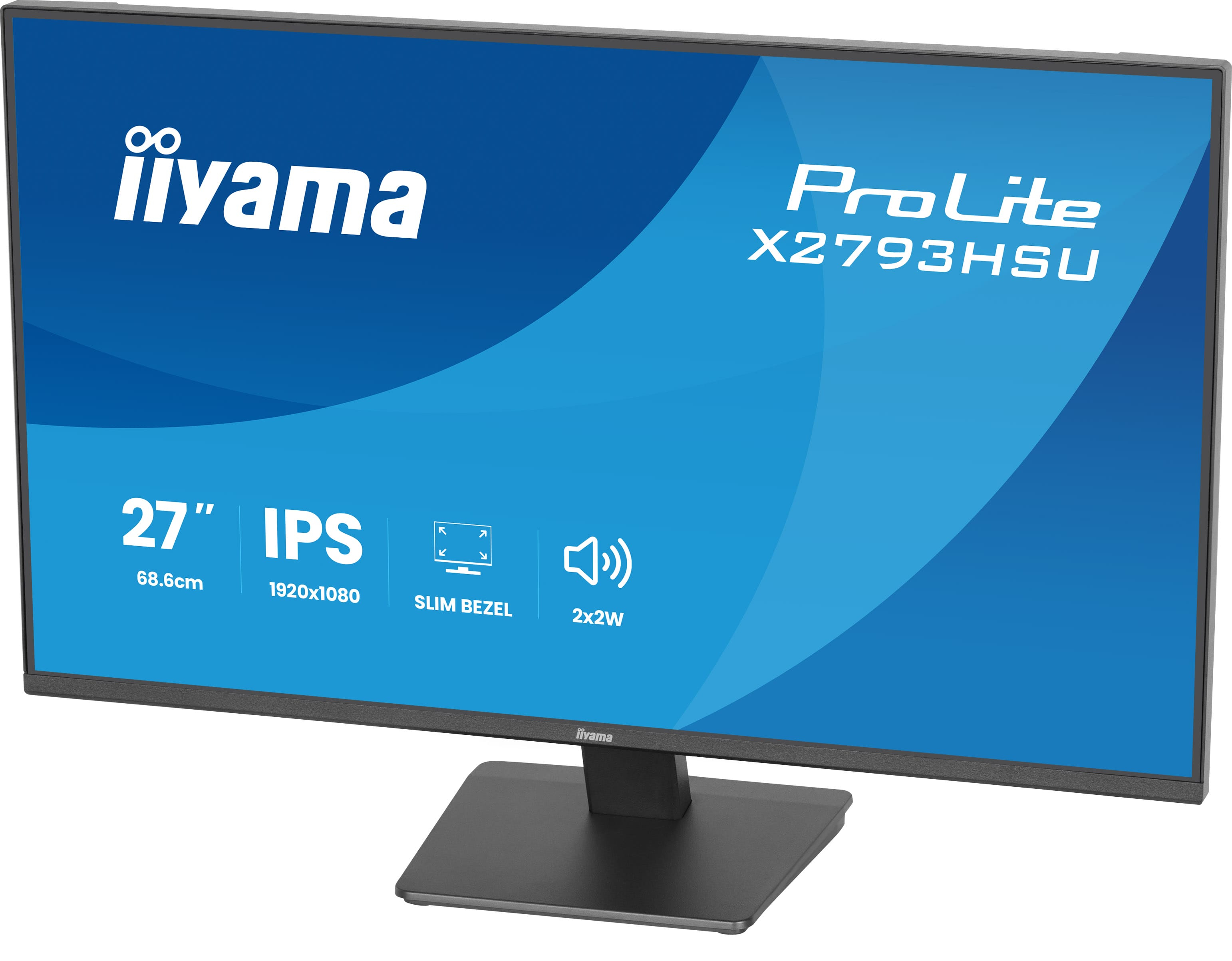 iiyama ProLite X2793HSU-B1 Monitor 68.6cm (27") Full HD, IPS, 1ms, HDMI, Displayport, USB