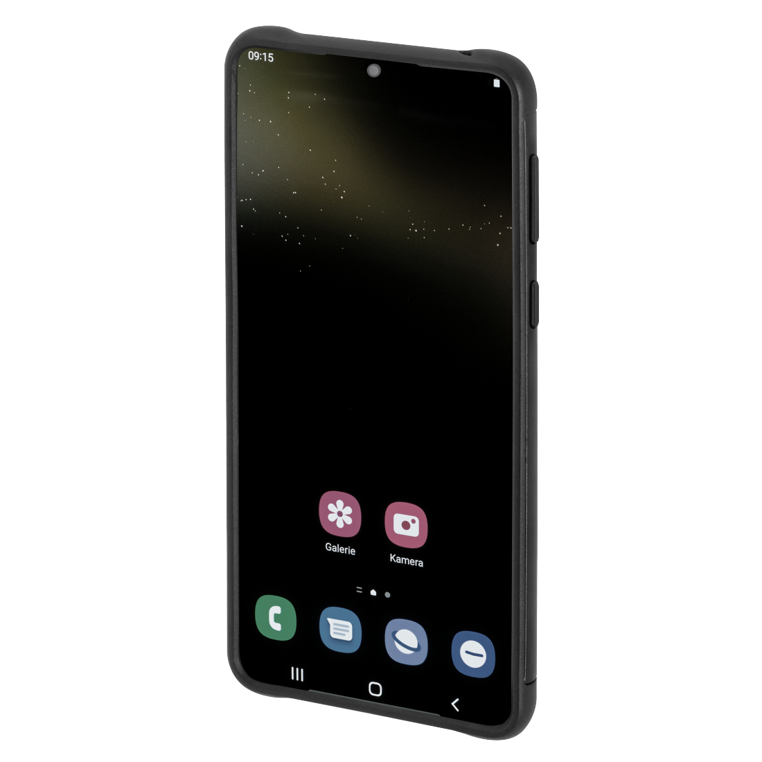 Hama Metallic Frame, Cover, Samsung, Galaxy S23+, 16,8 cm (6.6 Zoll), Schwarz, Transparent