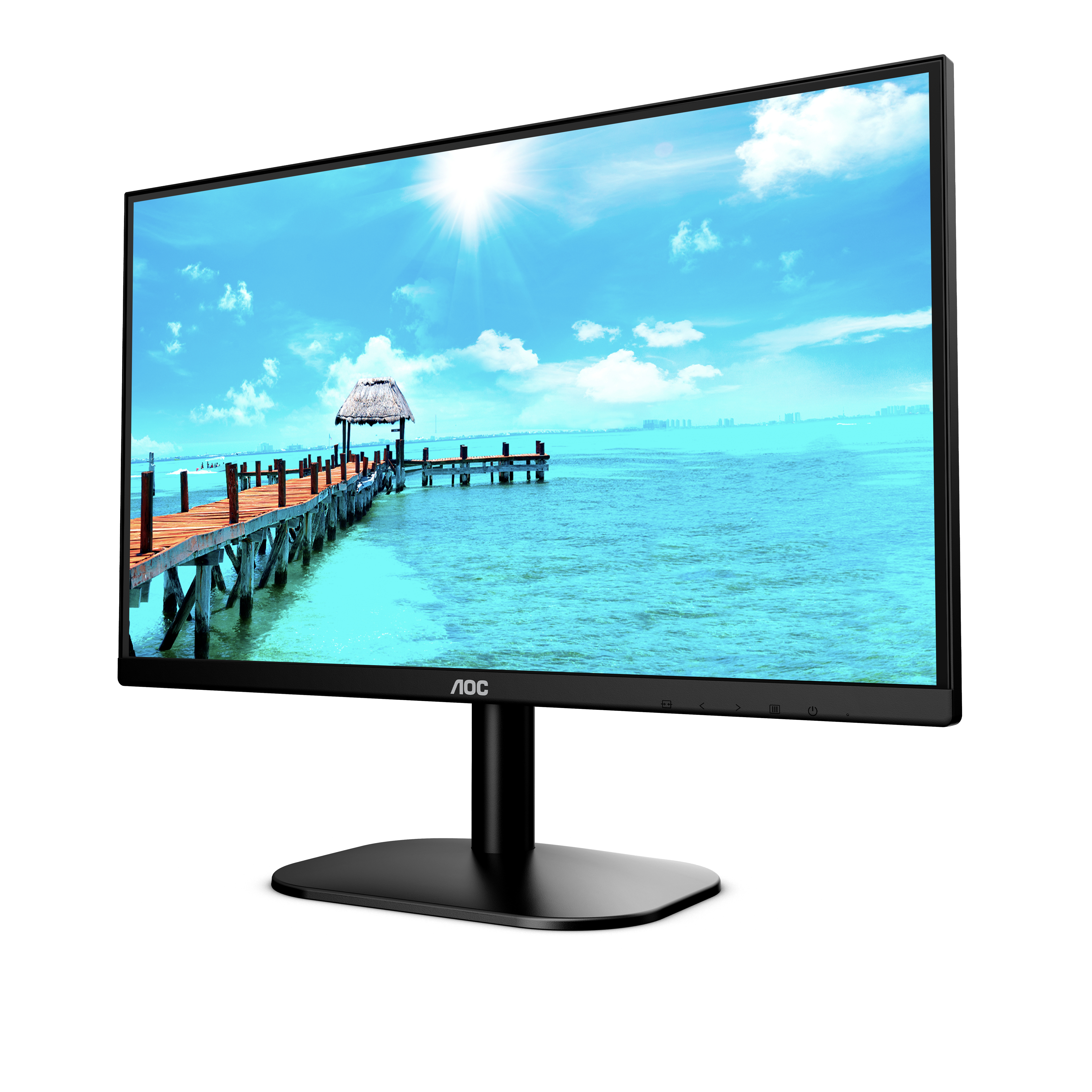 AOC B2 24B2XH/EU, 60,5 cm (23.8"), 1920 x 1080 Pixel, Full HD, LED, 4 ms, Schwarz