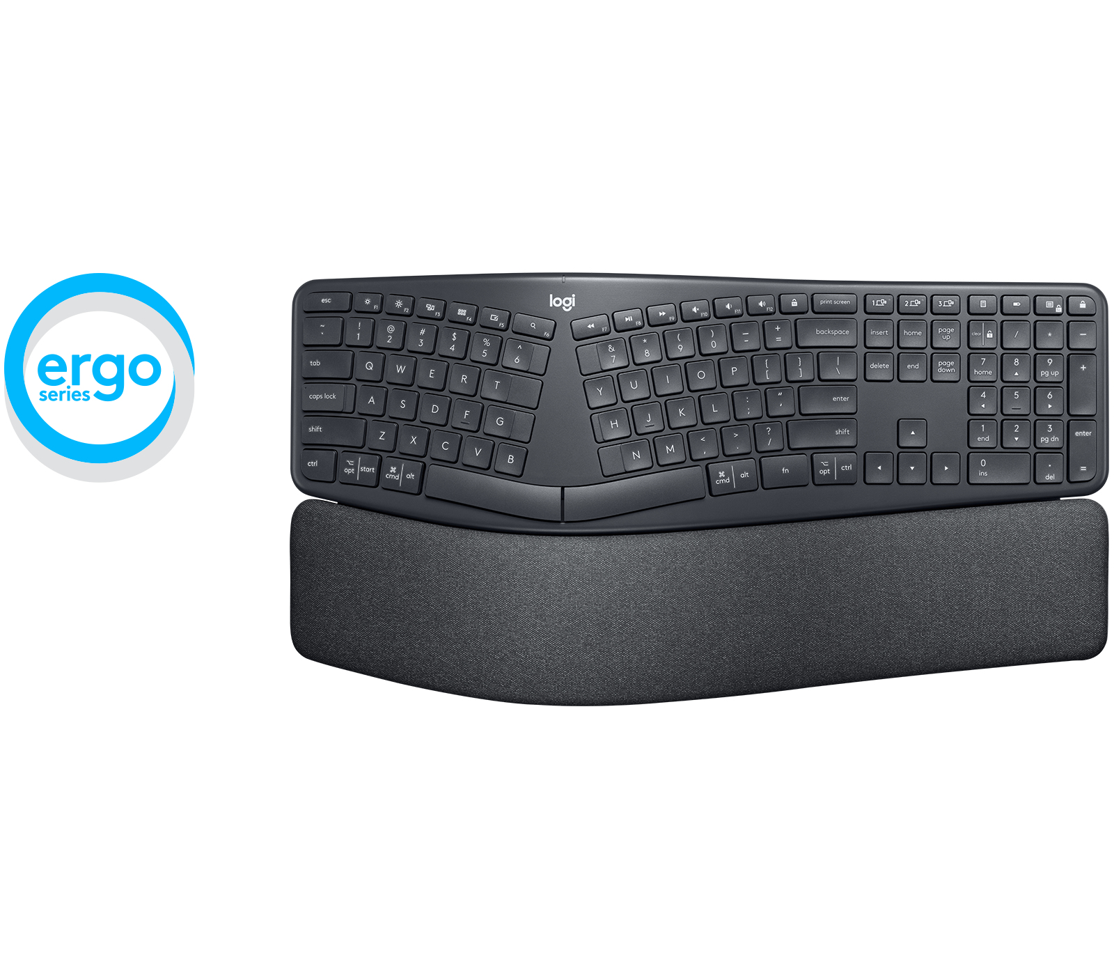Logitech ERGO K860 - Tastatur - kabellos - 2.4