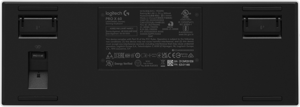 Logitech G PRO X 60 - Tastatur - Gaming - 60%