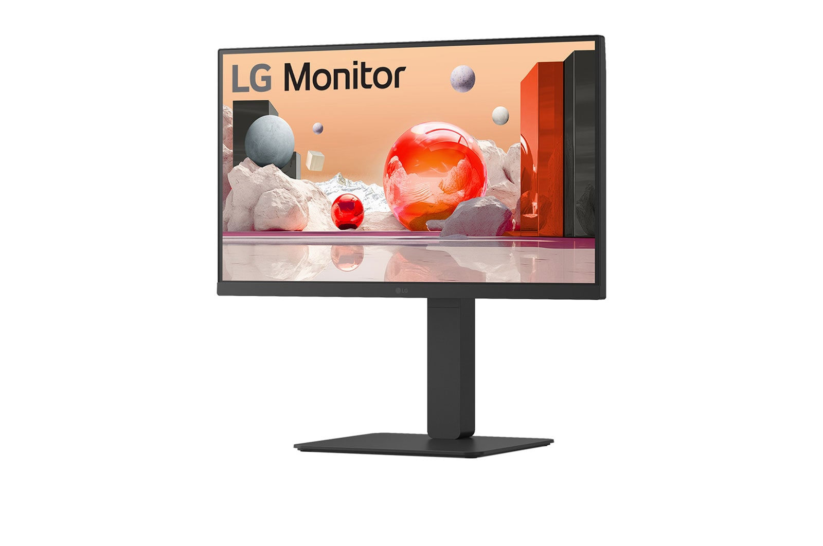 B-WARE - LG 24BA850-B Monitor 60,5 cm (23.8") Full HD, IPS, 5ms, HDMI, Displayport, Webcam