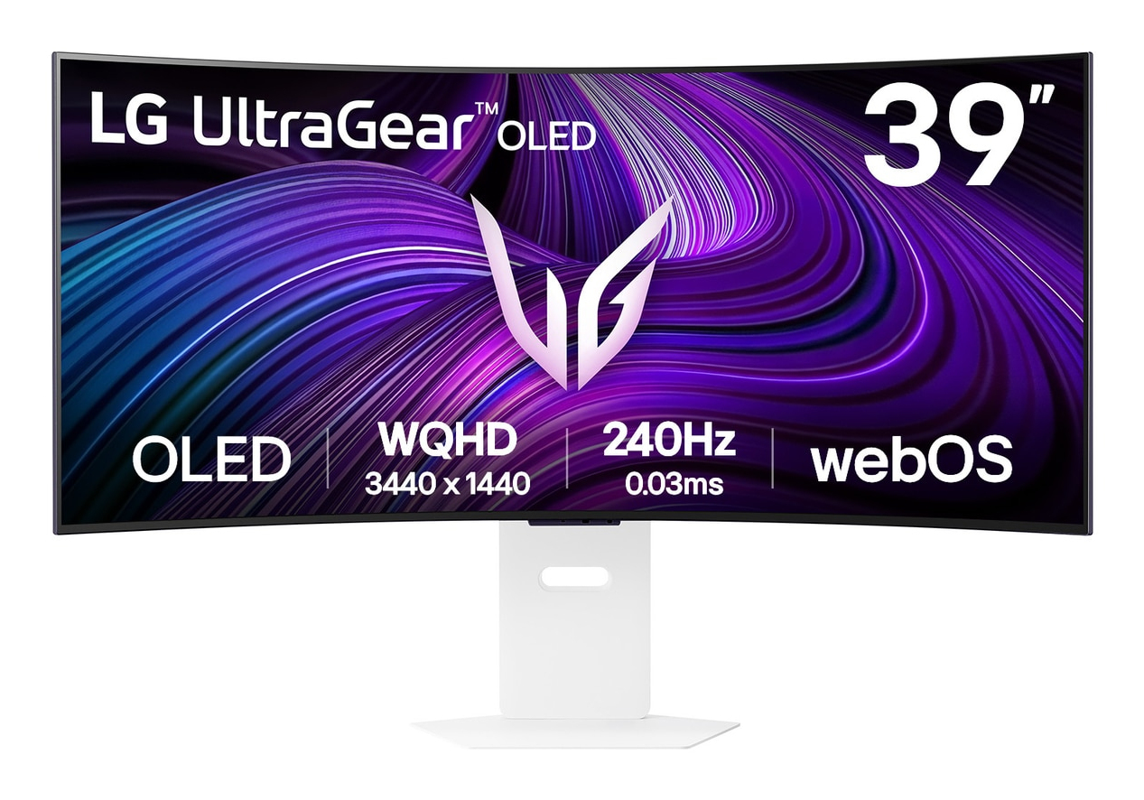 LG UltraGear 39GX90SA-W - OLED-Monitor - Gaming - gebogen - 99.1 cm (39")