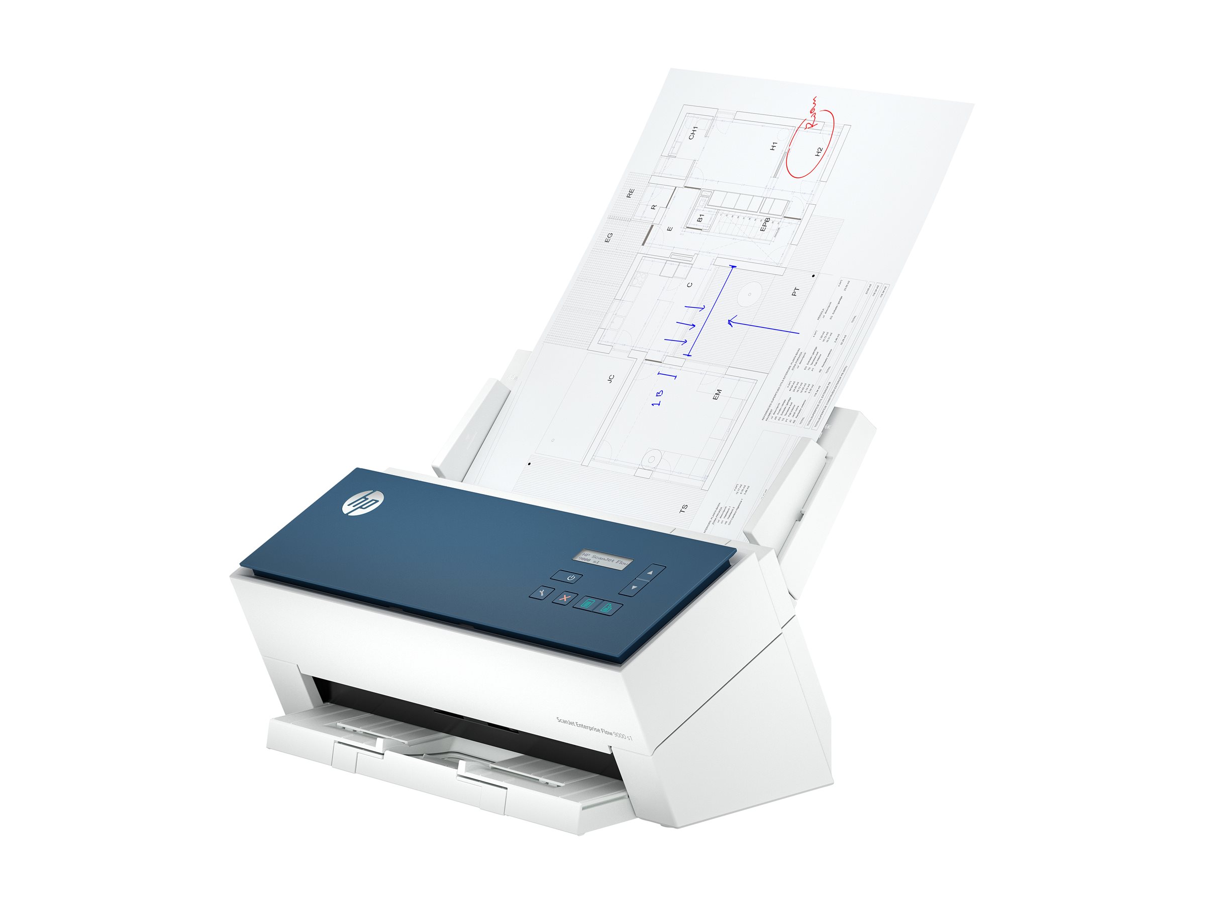 HP ScanJet Enterprise Flow 9000 s1 - Dokumentenscanner - CMOS / CIS - Duplex - A3/Ledger - 600 dpi x