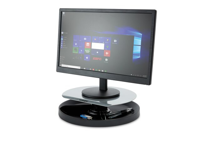 Kensington SmartFit® Spin2? Monitorstand ? schwarz, Freistehend, 18 kg, Schwarz
