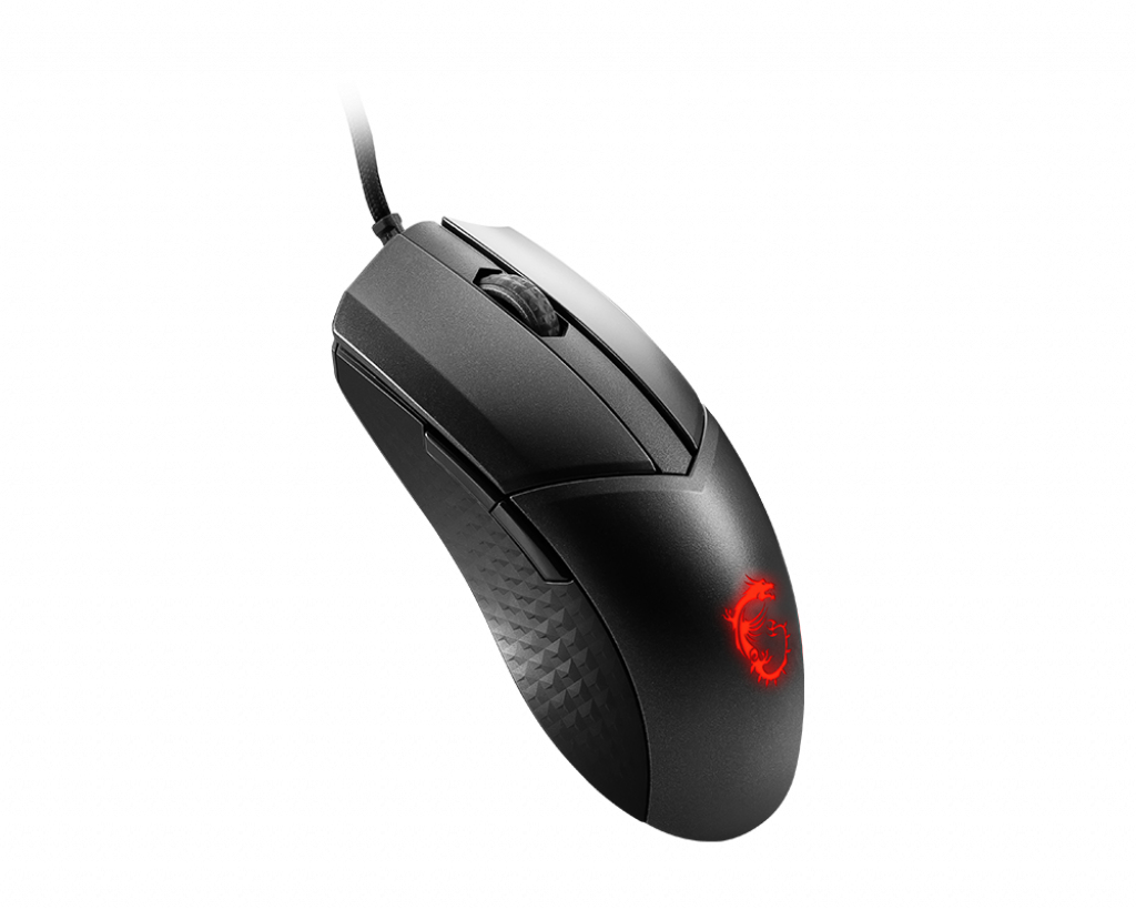 MSI Clutch GM41 Lightweight V2, Beidhändig, Optisch, USB Typ-A, 16000 DPI, Schwarz