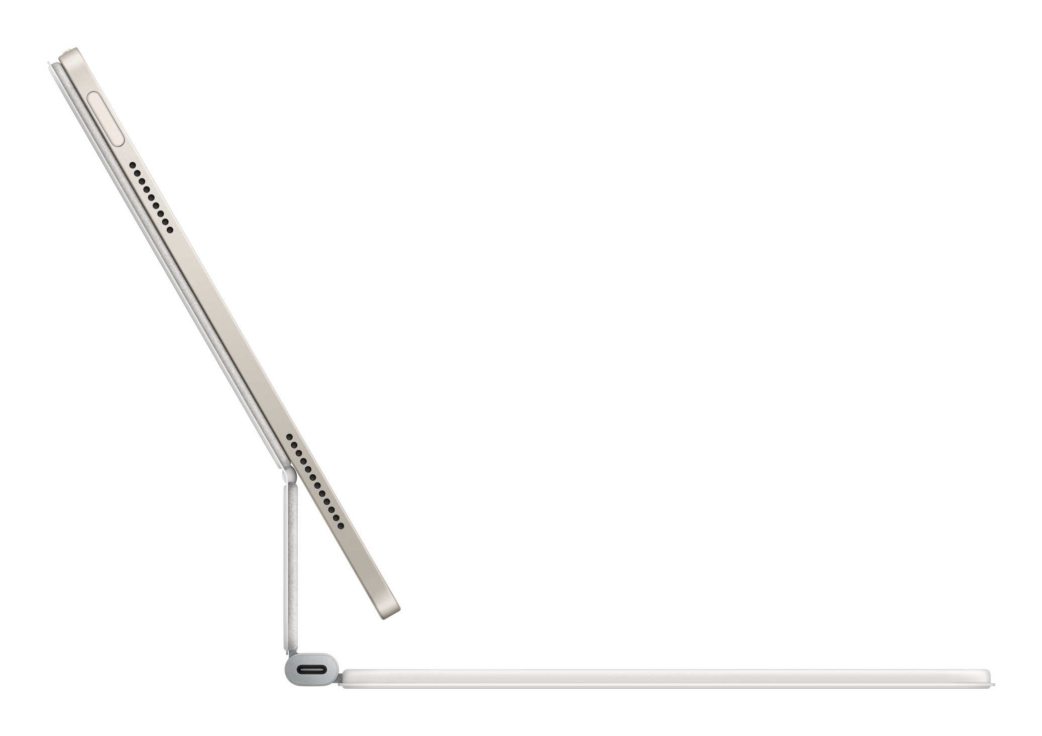 Apple Magic Keyboard, KeyboardDock für iPad Air 11" (M3, 2025), weiß, DE