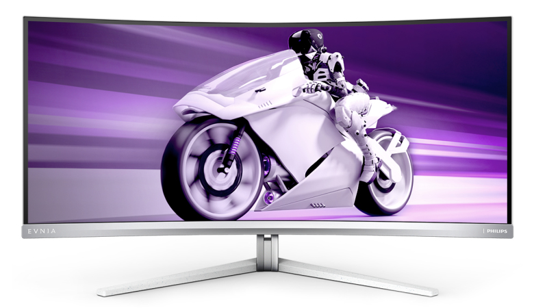 Philips Evnia 8000 34M2C8600 - OLED-Monitor - Gaming - gebogen - 86.36 cm (34")