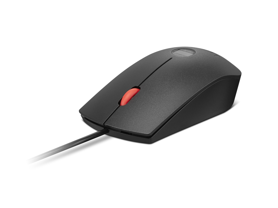 Lenovo Maus - optisch - 3 Tasten - kabelgebunden