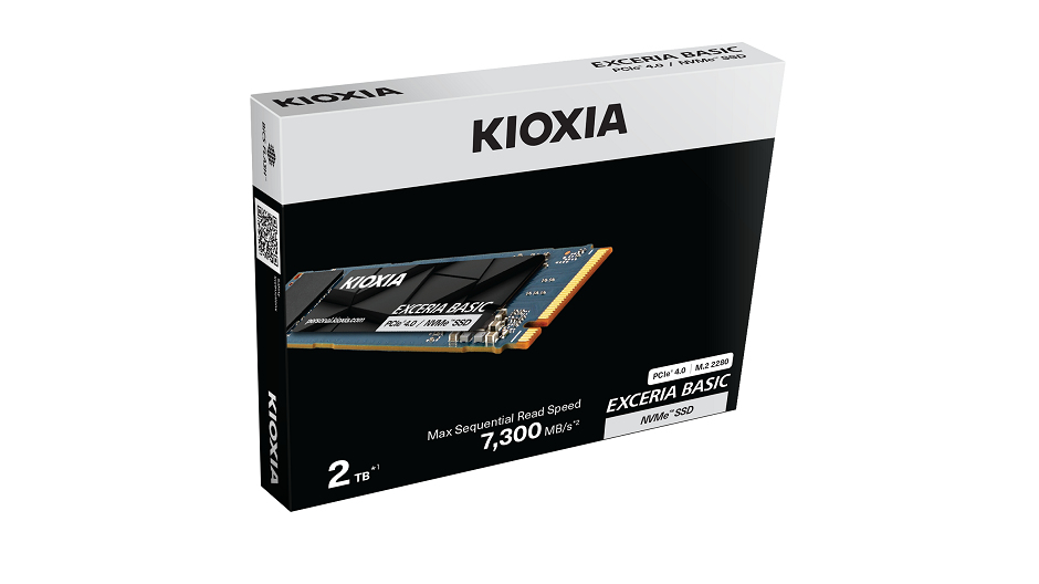 KIOXIA EXCERIA BASIC NVMe SSD 2TB, M.2 2280 / M-Key / PCIe 4.0 x4