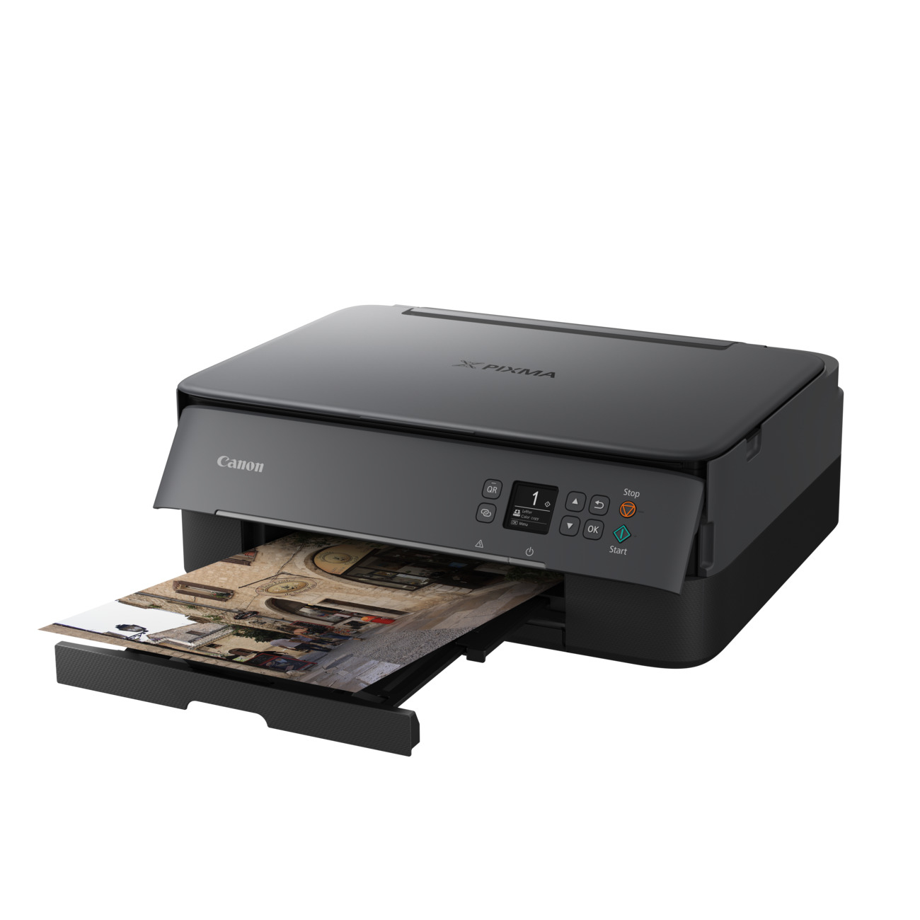 Canon PIXMA TS5350a - Schwarz, Tintenstrahl, Farbdruck, 4800 x 1200 DPI, A4, Direktdruck, Schwarz