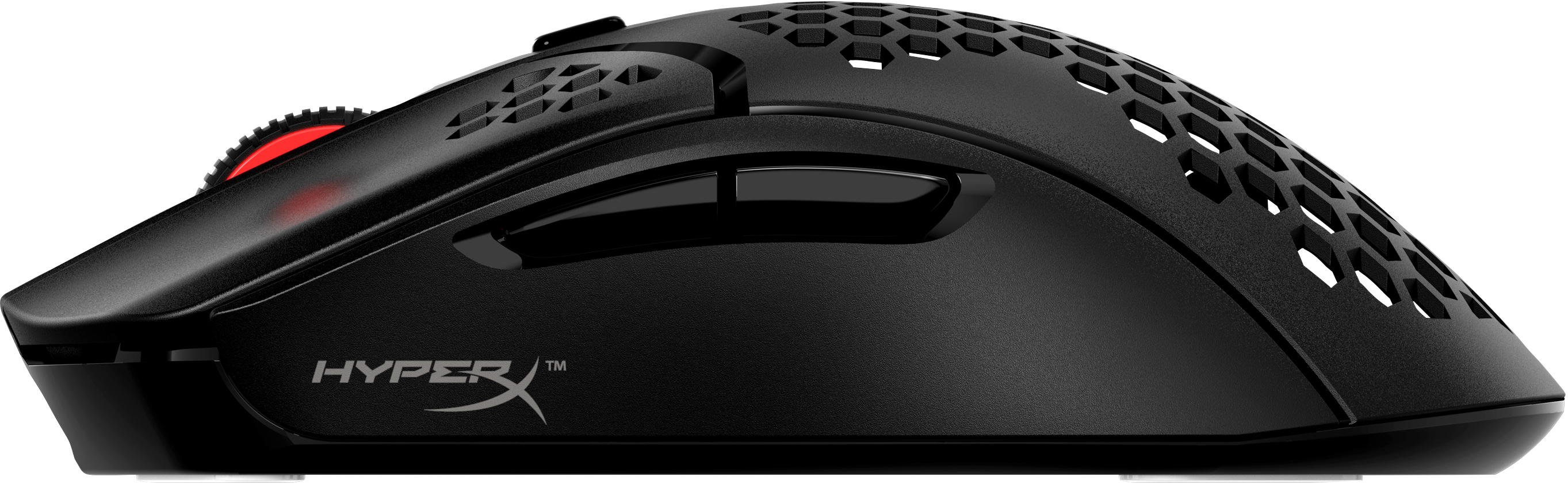 HP HyperX Pulsefire Haste - Maus - optisch - 6 Tasten - kabellos - 2.4 GHz - kabelloser Empfänger (U