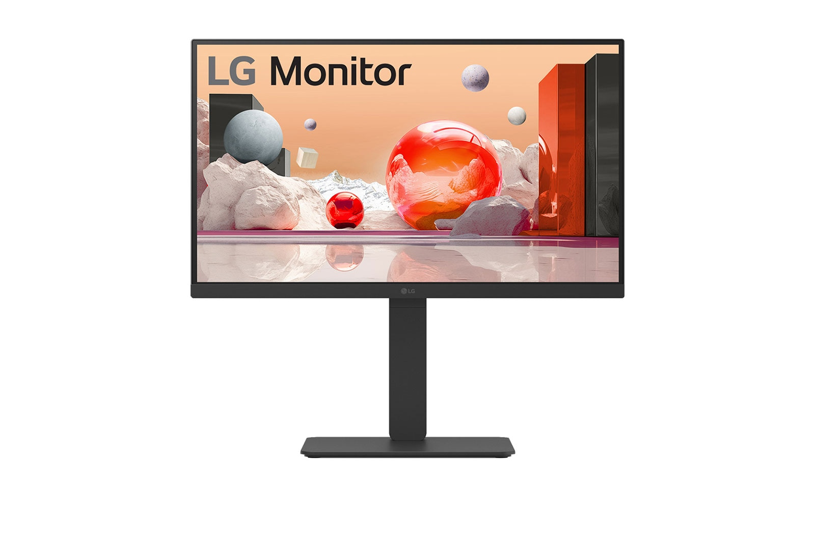 B-WARE - LG 24BA850-B Monitor 60,5 cm (23.8") Full HD, IPS, 5ms, HDMI, Displayport, Webcam