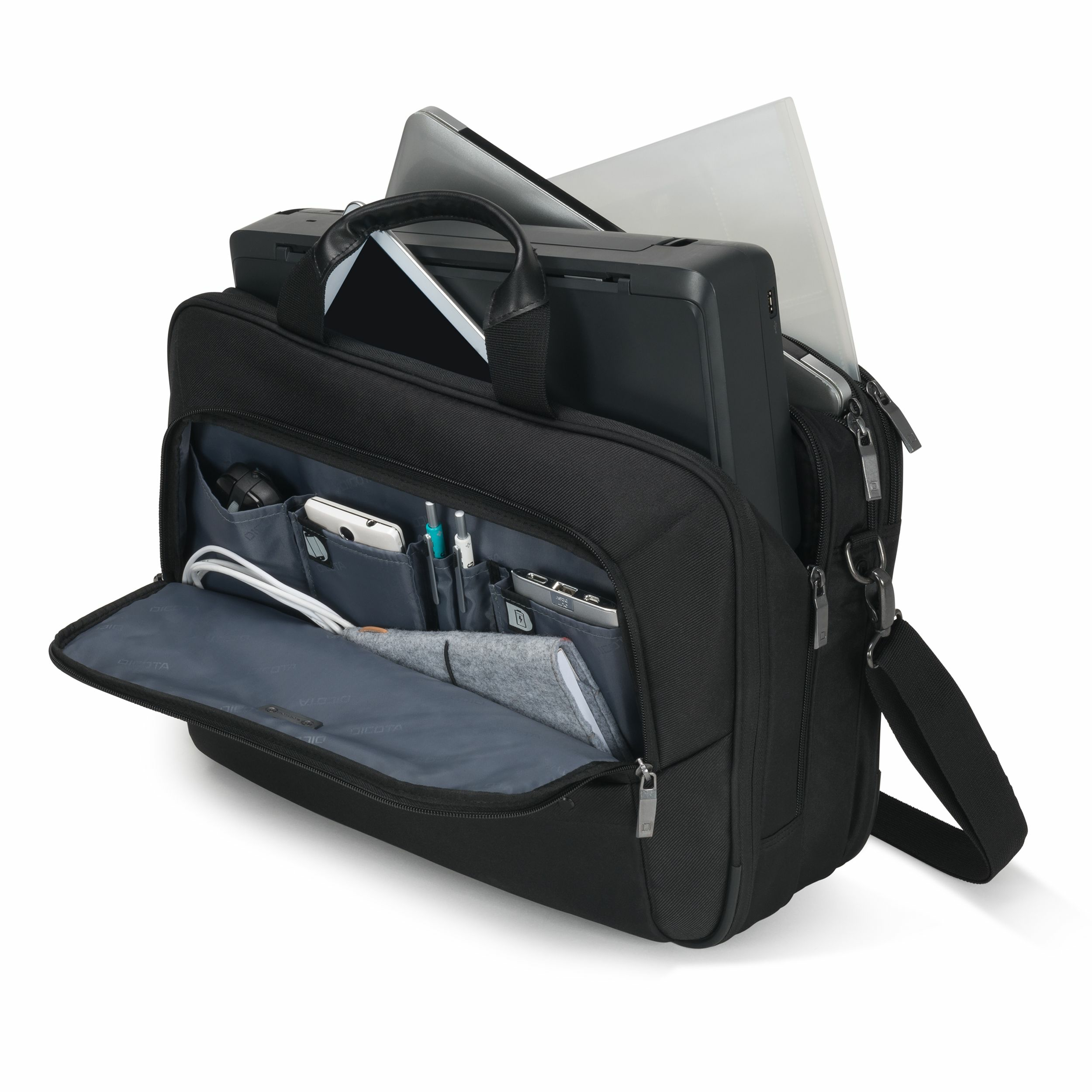 Dicota Eco Top Traveller Twin SELECT, Messengerhülle, 39,6 cm (15.6"), Schultergurt, 1 kg