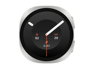 Samsung Galaxy Watch9 - 40 mm - Cream - intelligente Uhr mit Sportband - Cream - Bandgröße: S/M - An