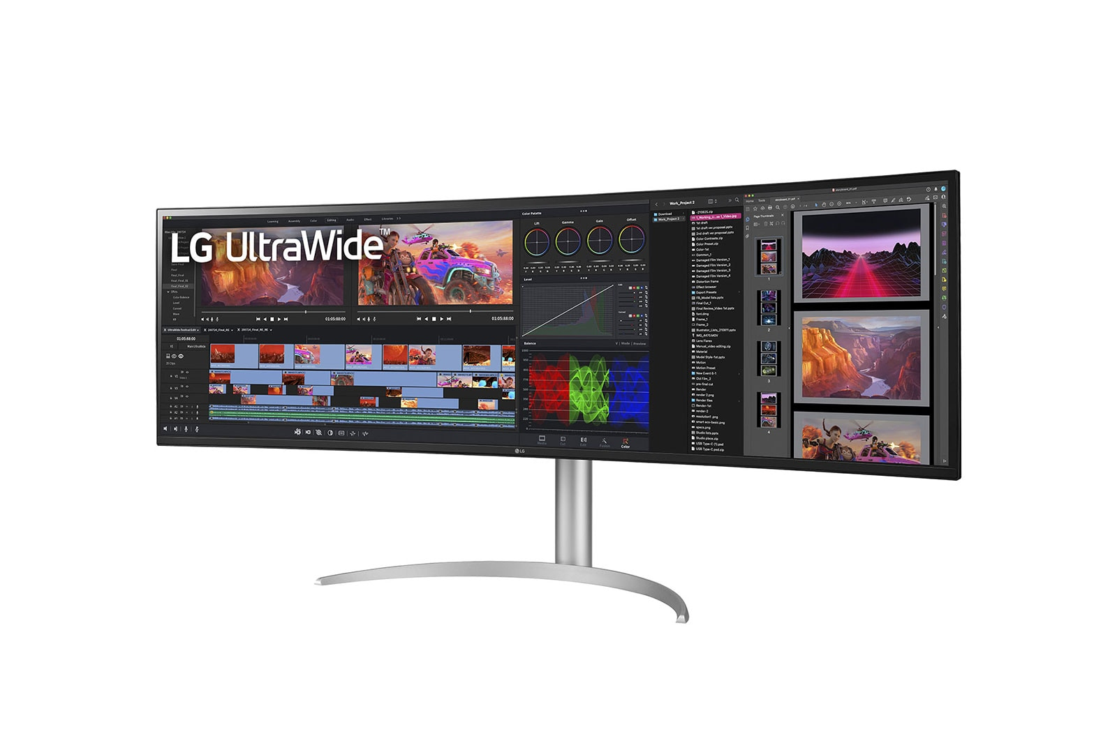 LG UltraWide 49BQ95C-W - LED-Monitor - gebogen - 124.46 cm (49")