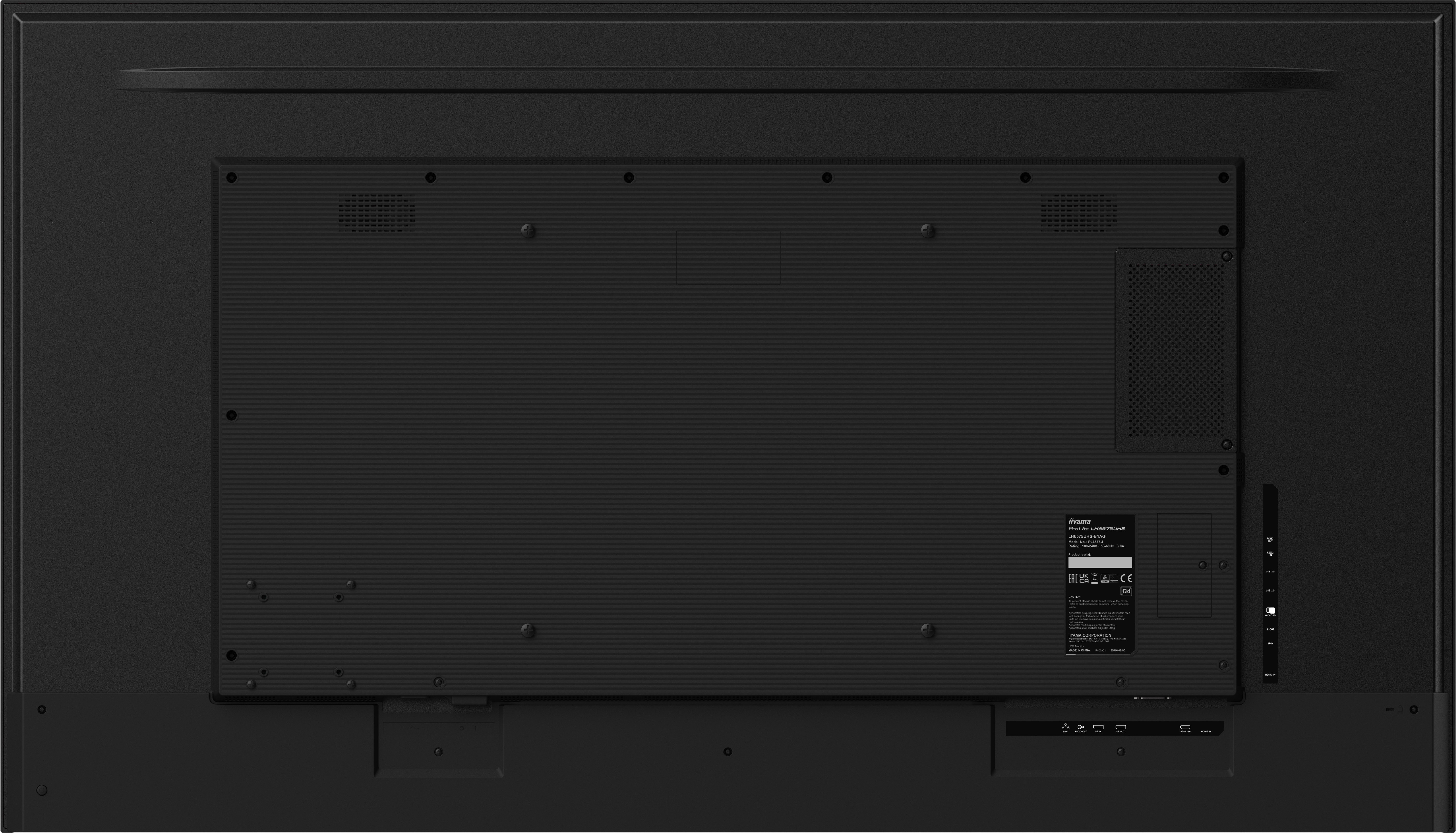 Iiyama ProLite LH6565UHSB-B1 - 164 cm (65") Diagonalklasse LCD-Display mit LED-Hintergrundbeleuchtun