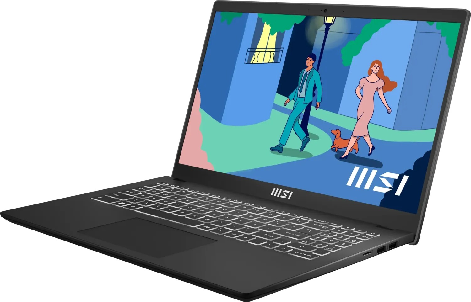 MSI Modern 15 B7M-463, 15.6" FHD, Ryzen 5 7430U, 16GB RAM, 512GB SSD, Win11