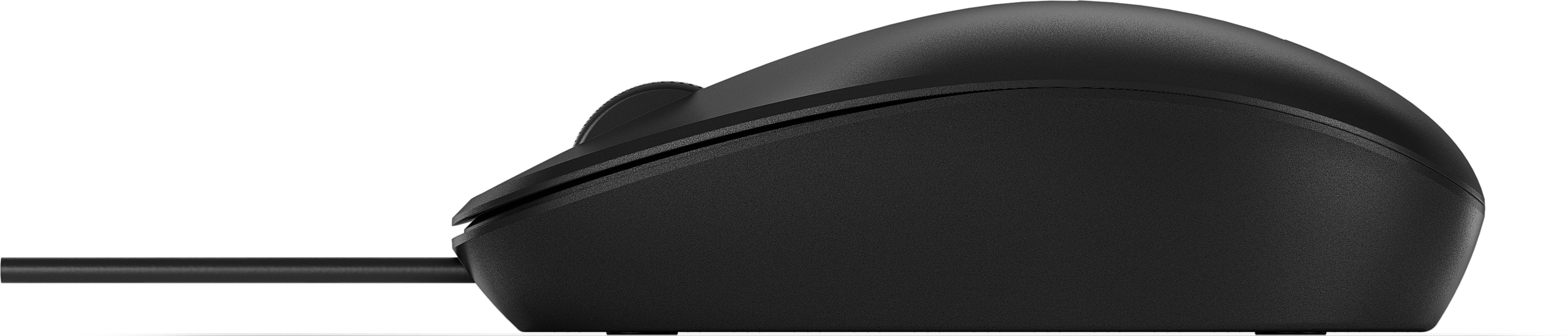 HP 125 - Maus - kabelgebunden - USB - Schwarz (Packung mit 120)