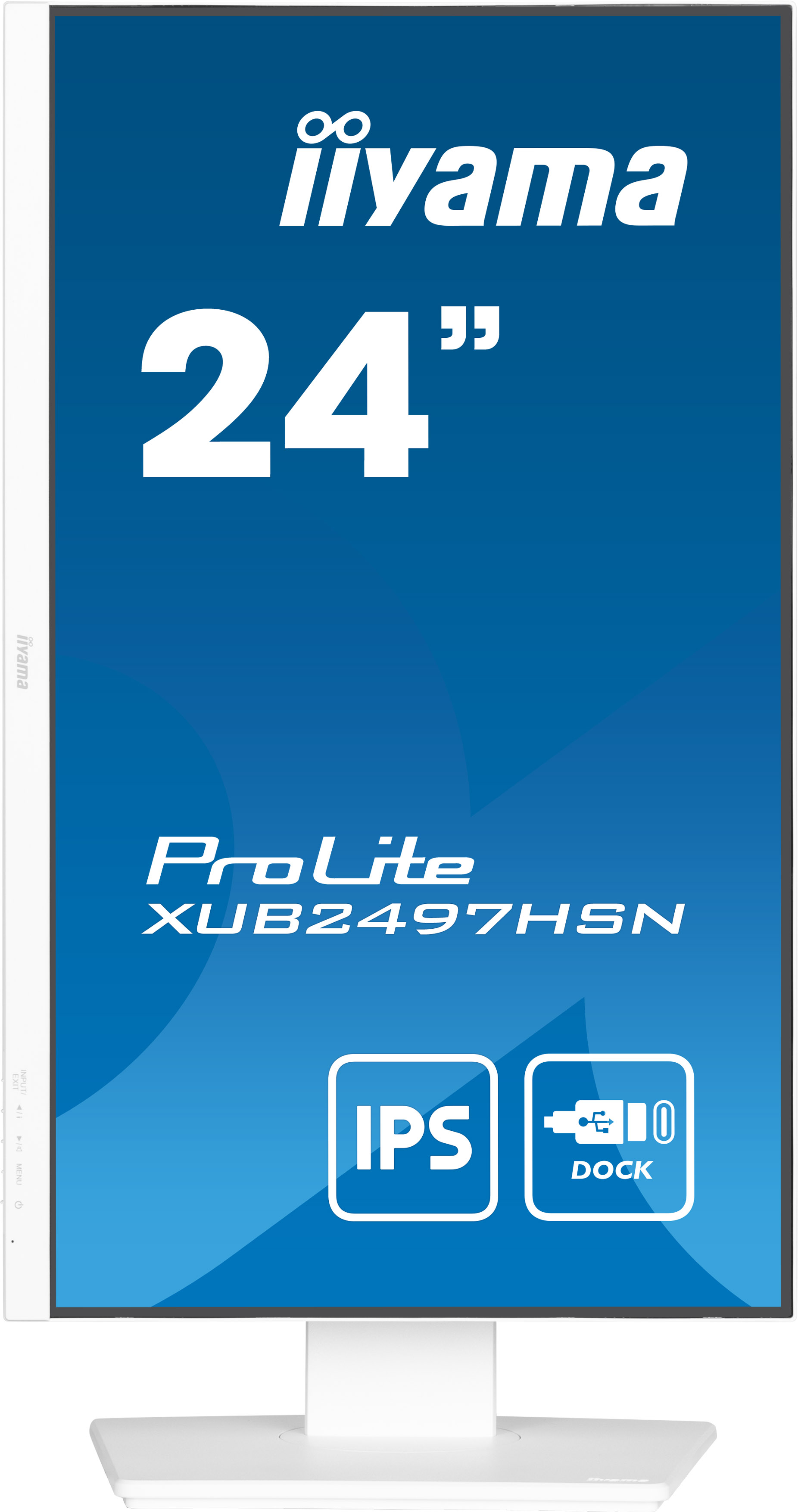 iiyama ProLite XUB2497HSN-W2 Monitor 60.5 cm (23.8") Full HD, IPS, 1ms, HDMI, Displayport, USB-C