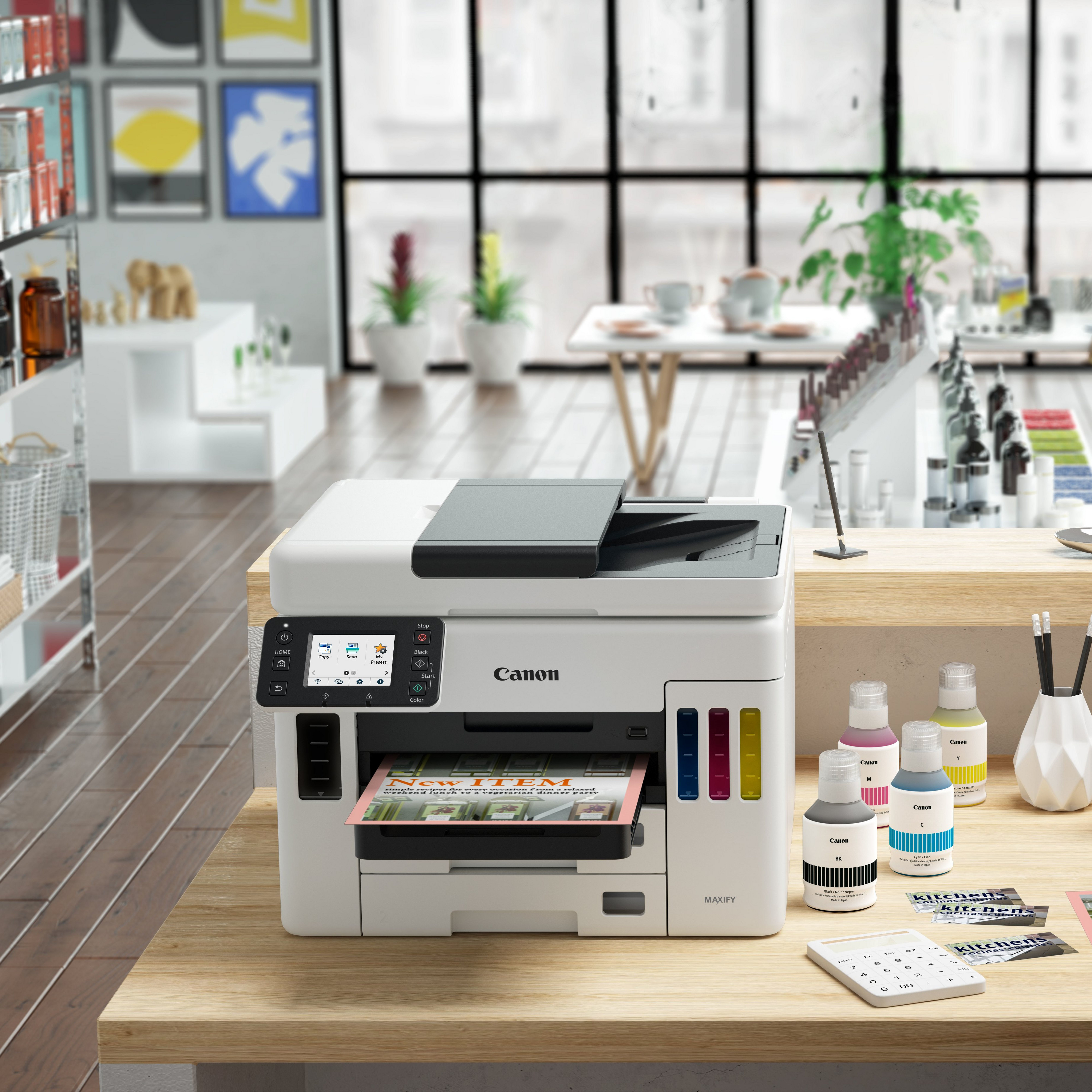 Canon MAXIFY GX7050, Multifunktionsdrucker, Farbe, Tintenstrahl, nachfüllbar
