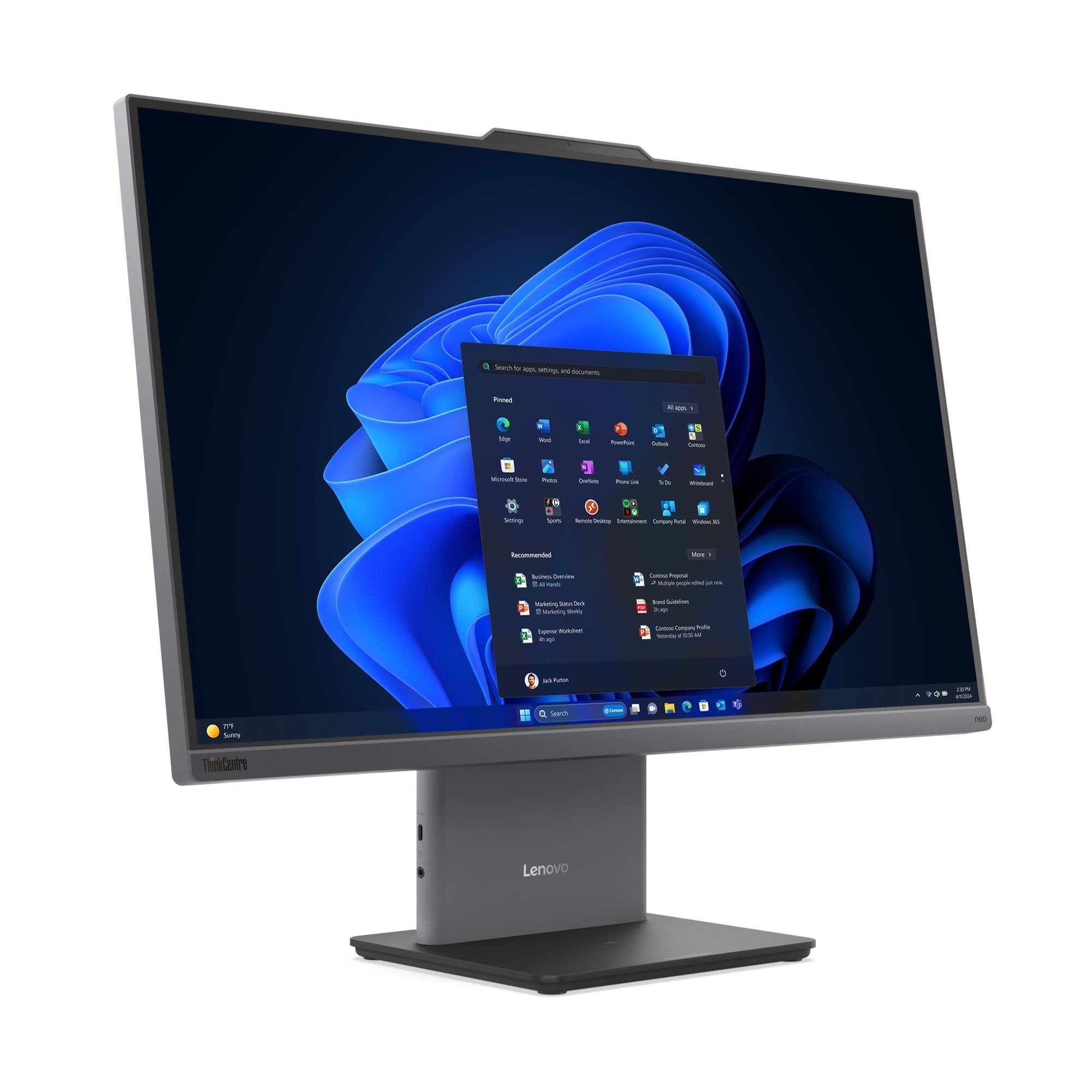 Lenovo ThinkCentre neo 50a 24 G6 LNL - AiO, 23.8" FHD, Core™ Ultra 5 226V, 16GB RAM, 512GB SSD, W11P