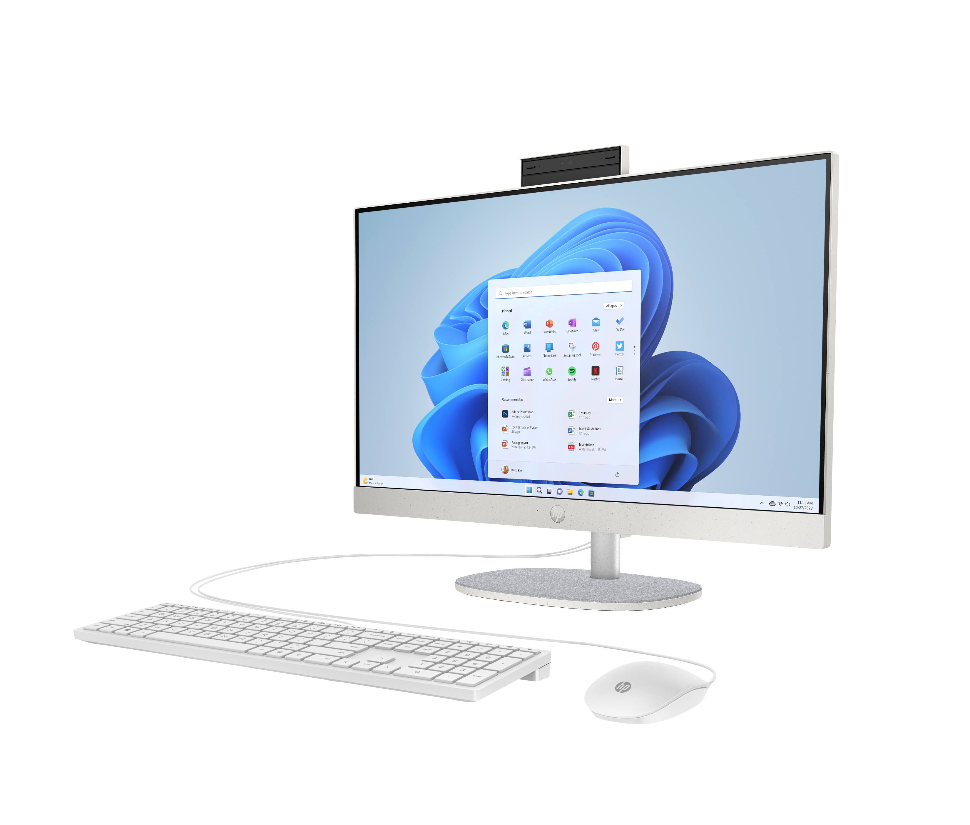 HP 24-cr0241ng PC, 60,5 cm (23.8"), Full HD, Intel® Core? i3, 8 GB, 512 GB, Windows 11 Home