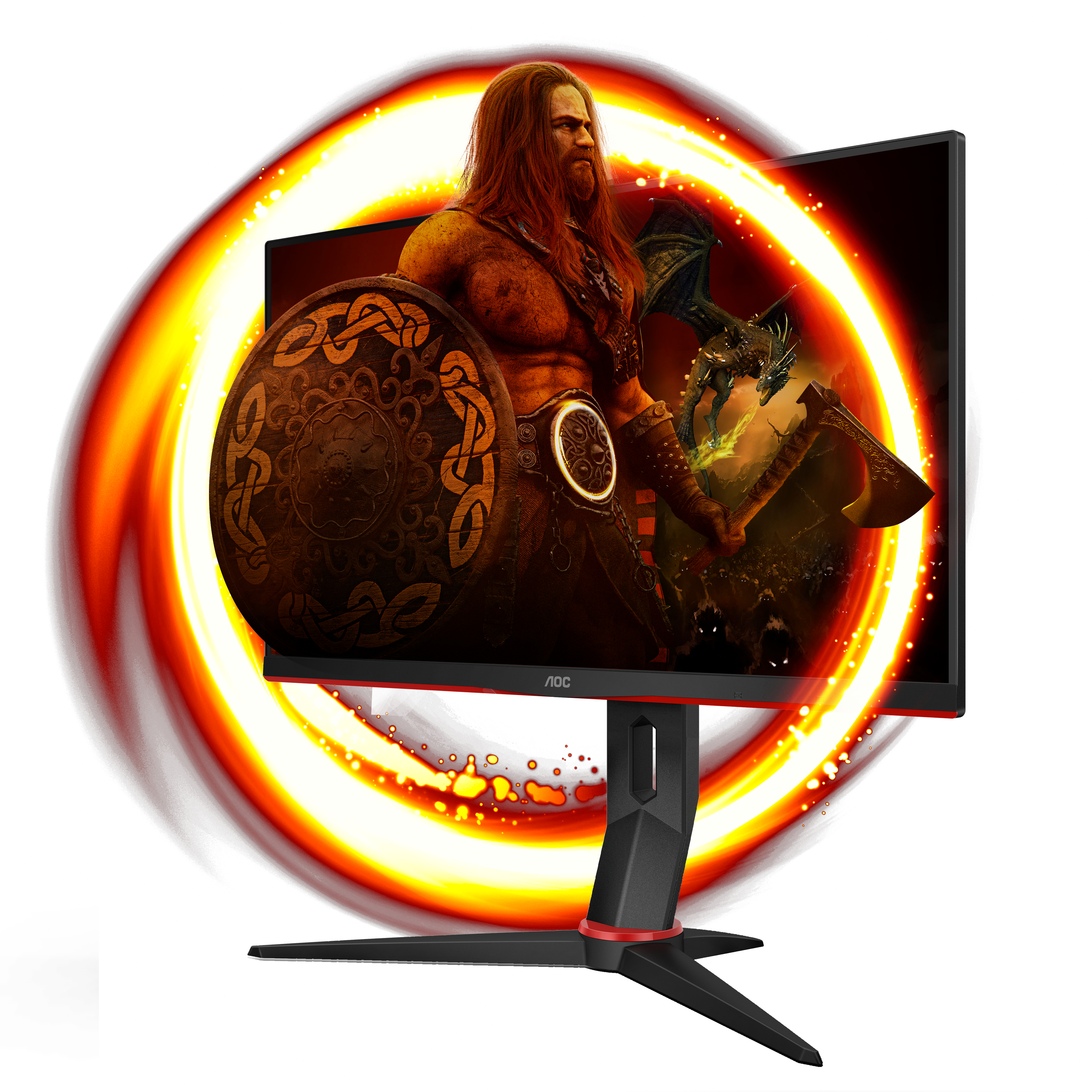 AOC Gaming Q24G2A/BK - LED-Monitor - Gaming - 61 cm (24")
