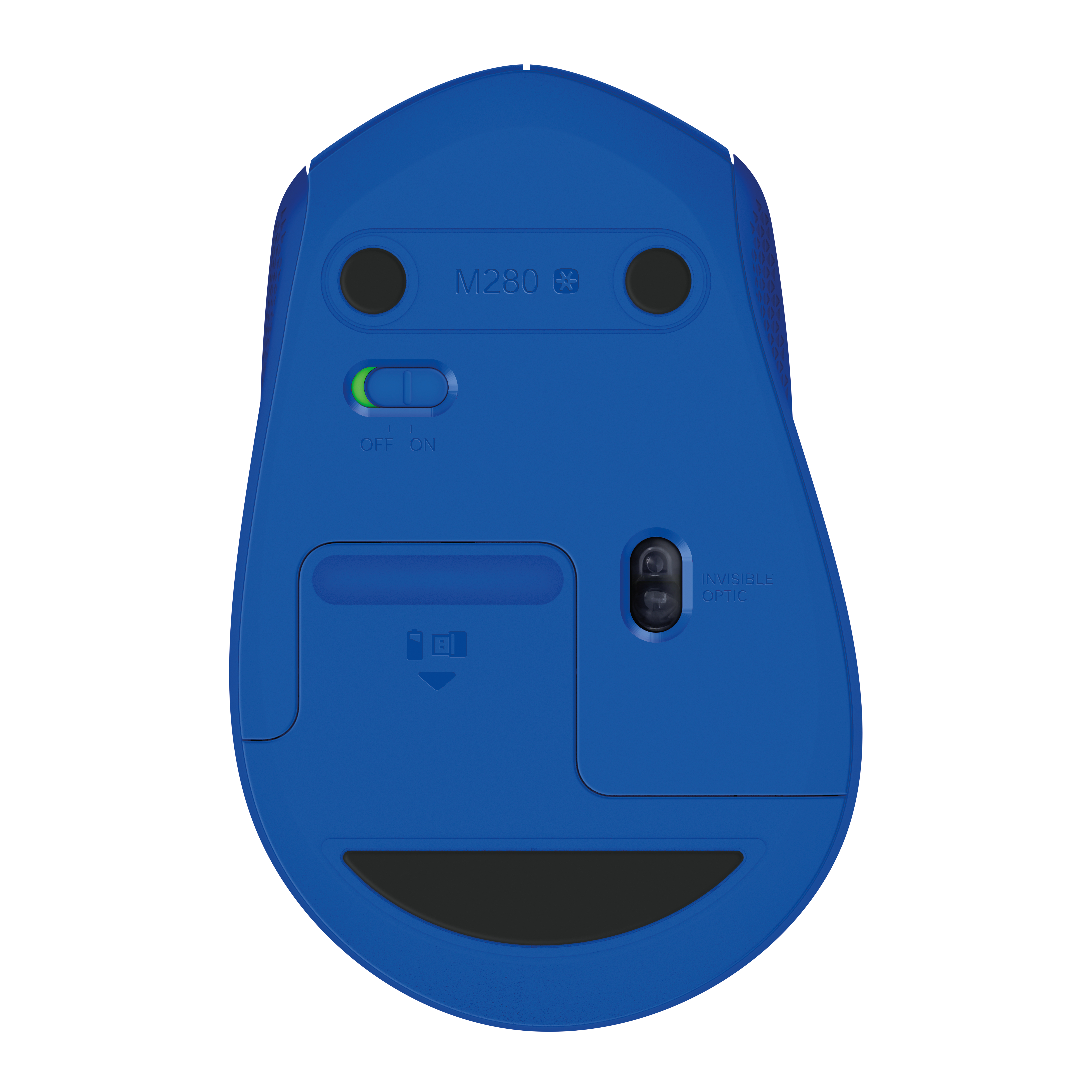 Logitech M280 - Maus - Für Rechtshänder - optisch - 3 Tasten - kabellos - 2.4 GHz - kabelloser Empfä