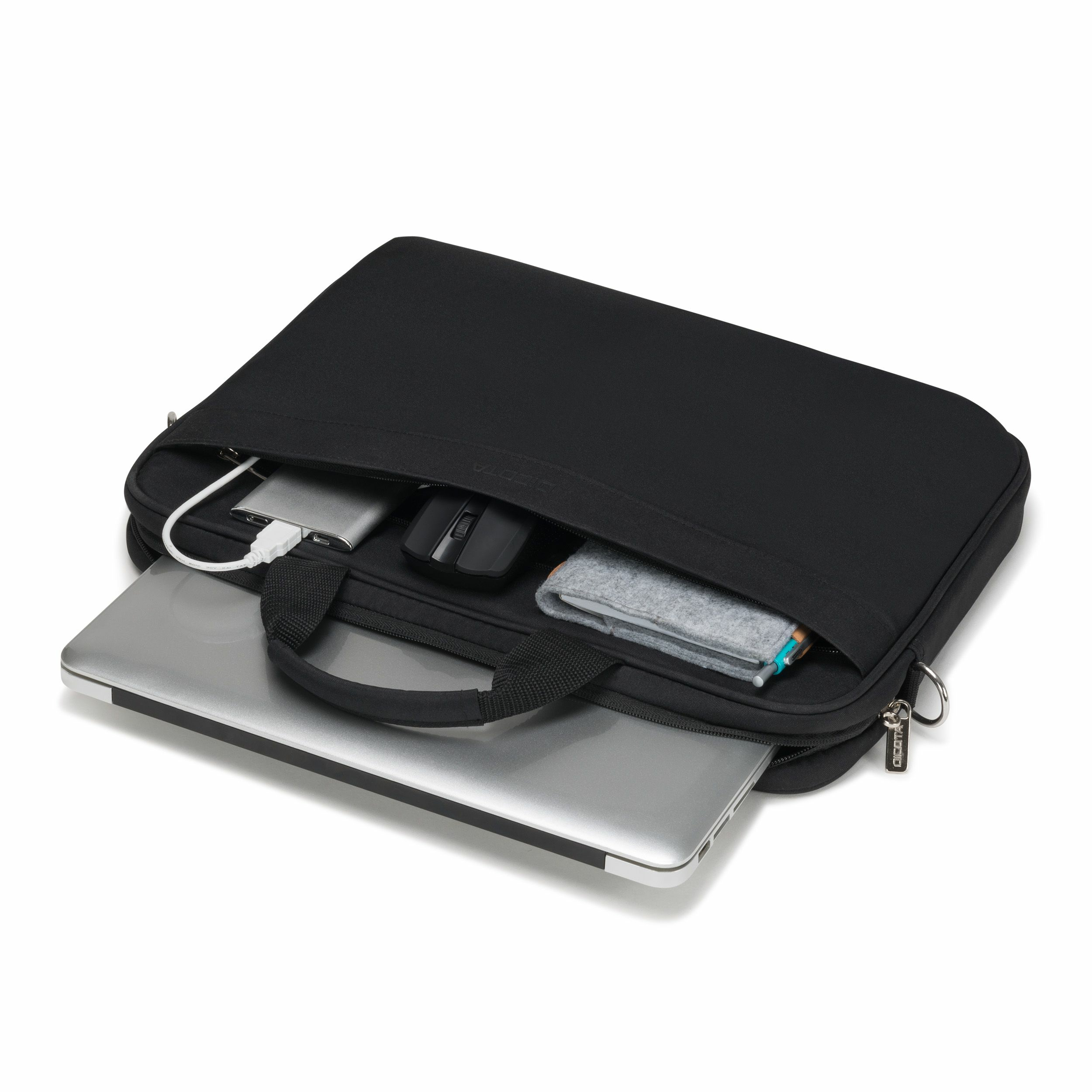 Dicota Top Traveller Wireless Mouse Kit - Notebook-Tasche - 39.6 cm (15.6")
