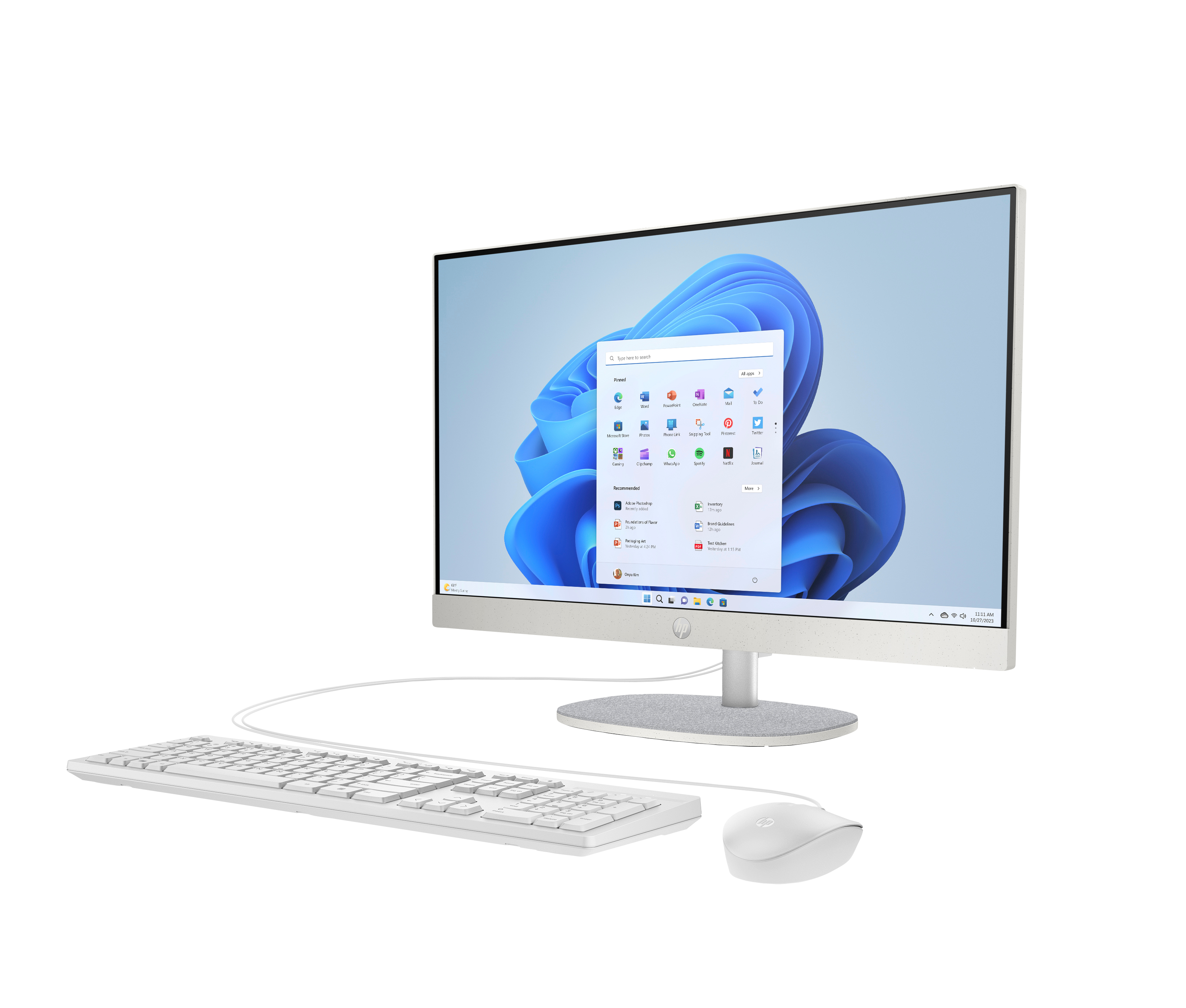 HP 24-cr0241ng PC, 60,5 cm (23.8"), Full HD, Intel® Core? i3, 8 GB, 512 GB, Windows 11 Home