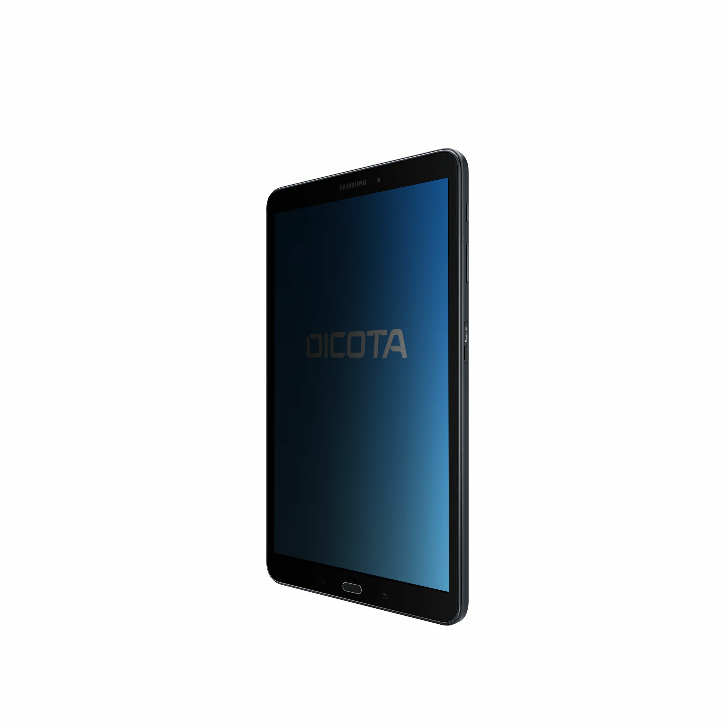 Dicota Secret - Bildschirmschutz für Tablet - mit Sichtschutzfilter - 2-Wege - Schwarz - für Samsung