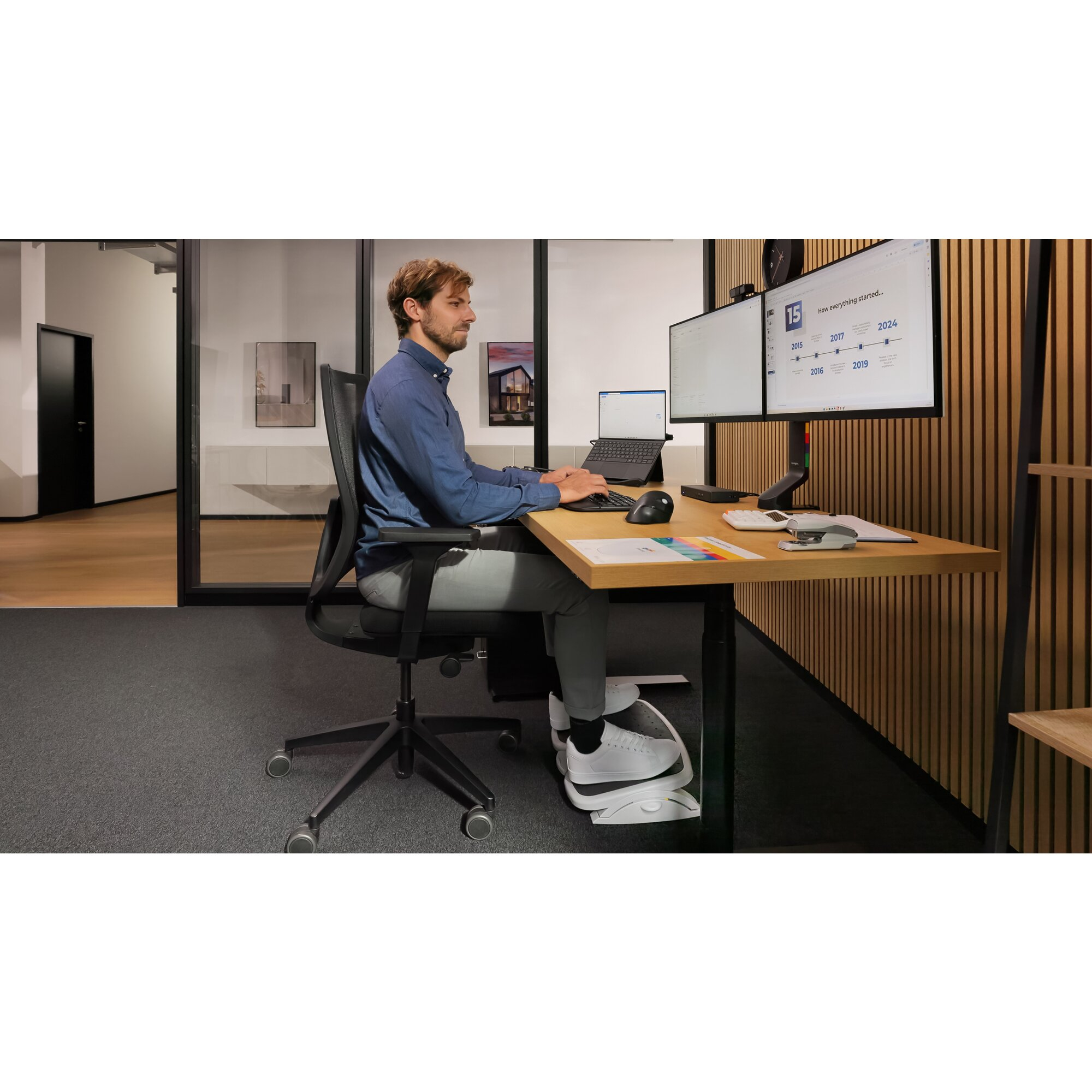 Kensington Pro Fit Ergo Vertical Wireless Mouse - Vertikale Maus - ergonomisch - Für Rechtshänder -