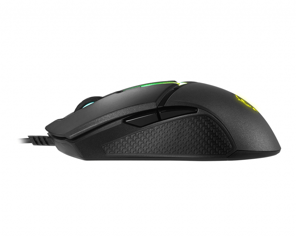 MSI Clutch GM30, rechts, Optisch, USB Typ-A, 6200 DPI, Schwarz
