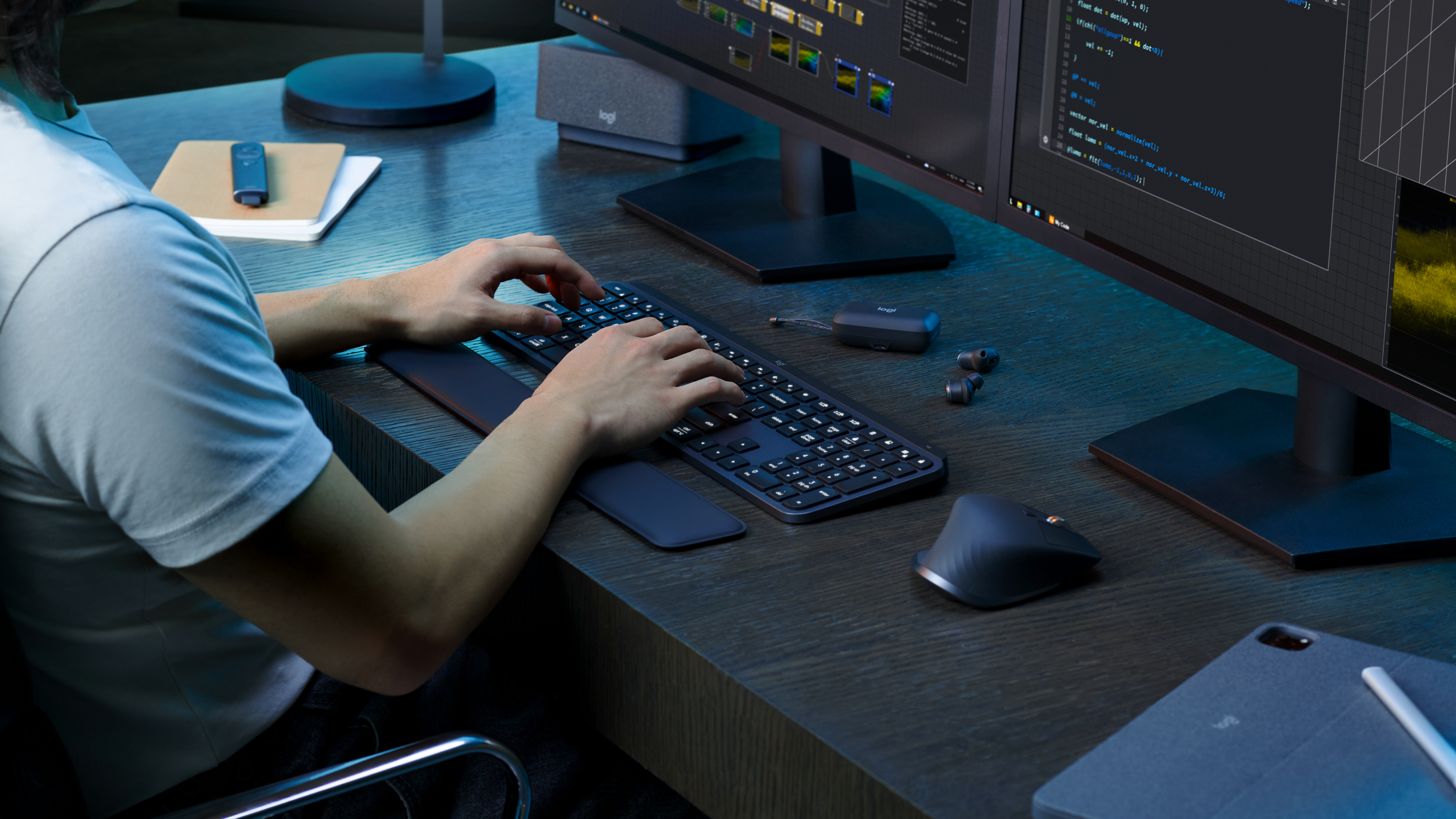 Logitech MX Keys S - Tastatur - hinterleuchtet - kabellos - Bluetooth LE - QWERTY - Nordisch (Dänisc