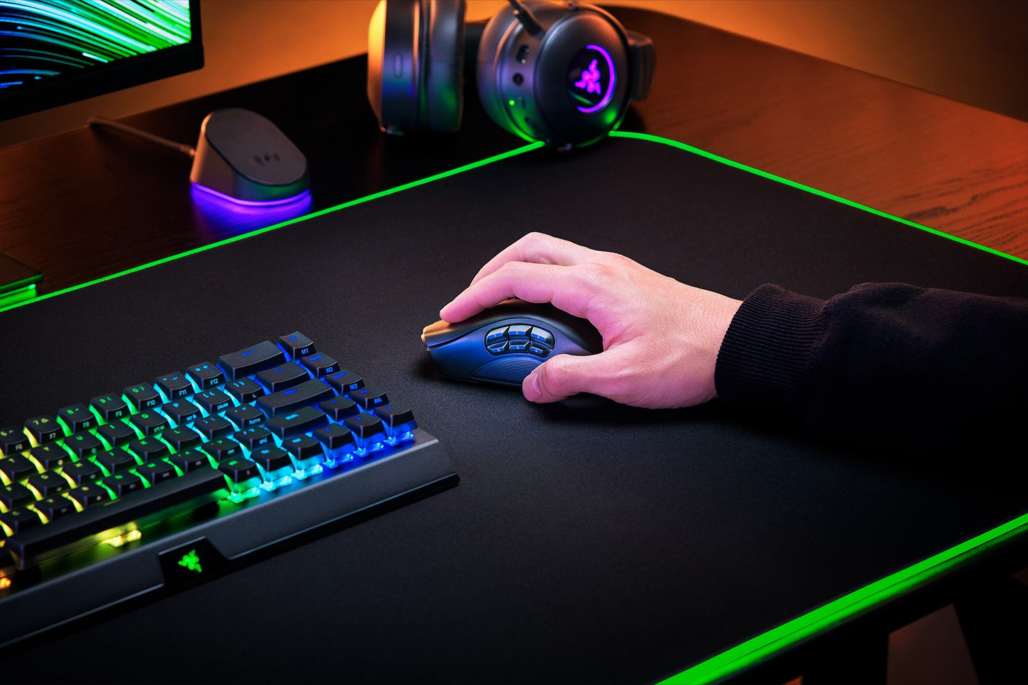 Razer Naga V2 Pro - Maus - MMO, HyperScroll Pro