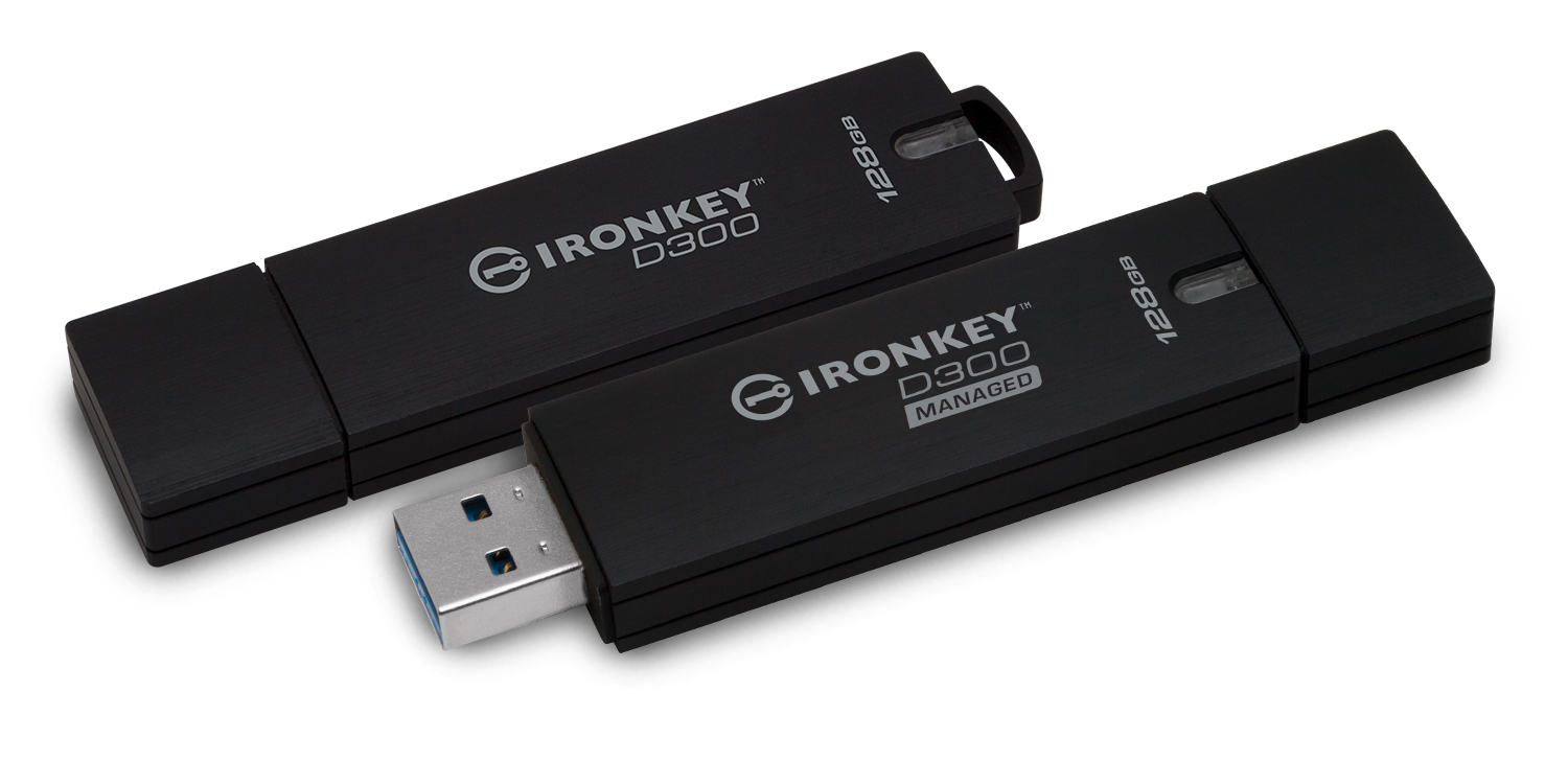 Kingston IronKey D300S Managed - USB-Flash-Laufwerk - verschlüsselt